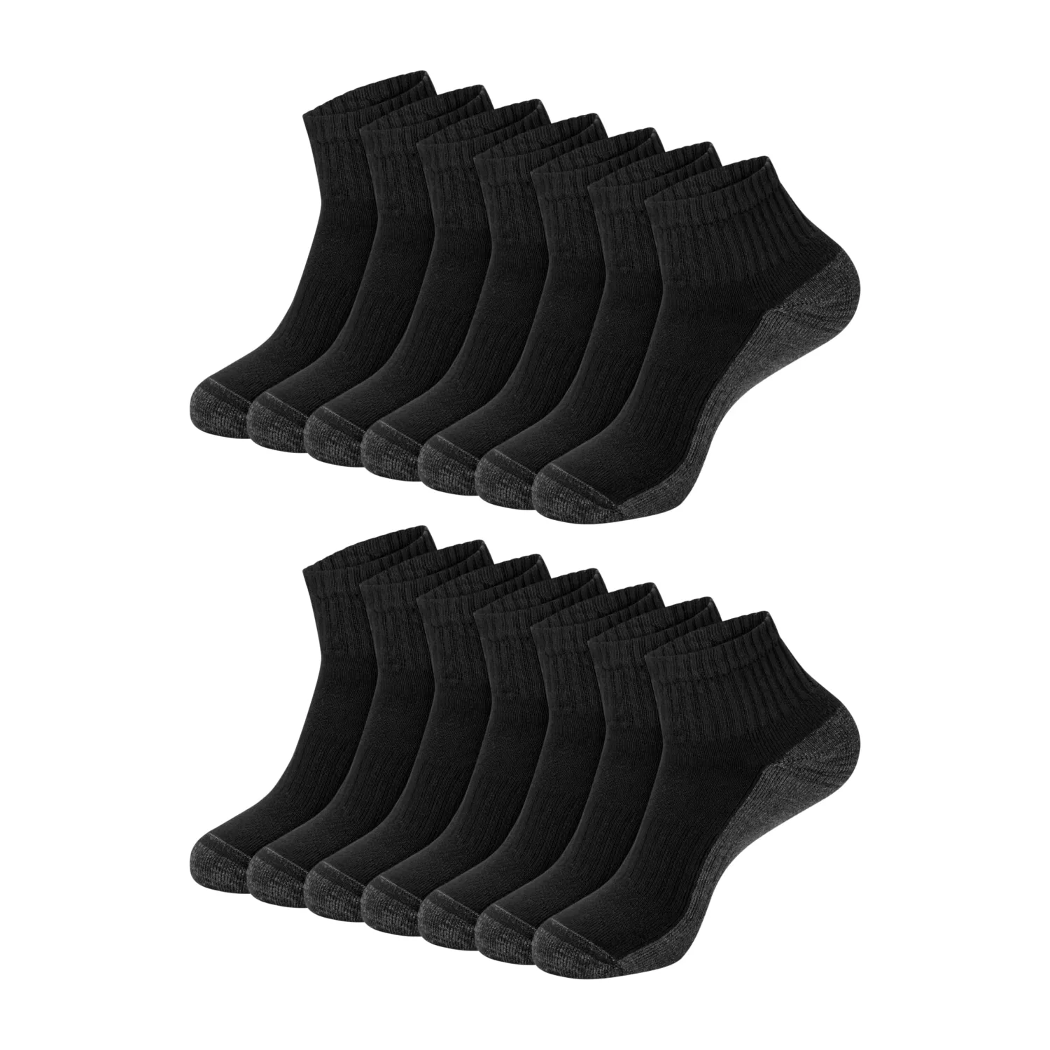 Hanes Men's Socks, X-Temp Cushioned Low Cut Socks, 12-Pack