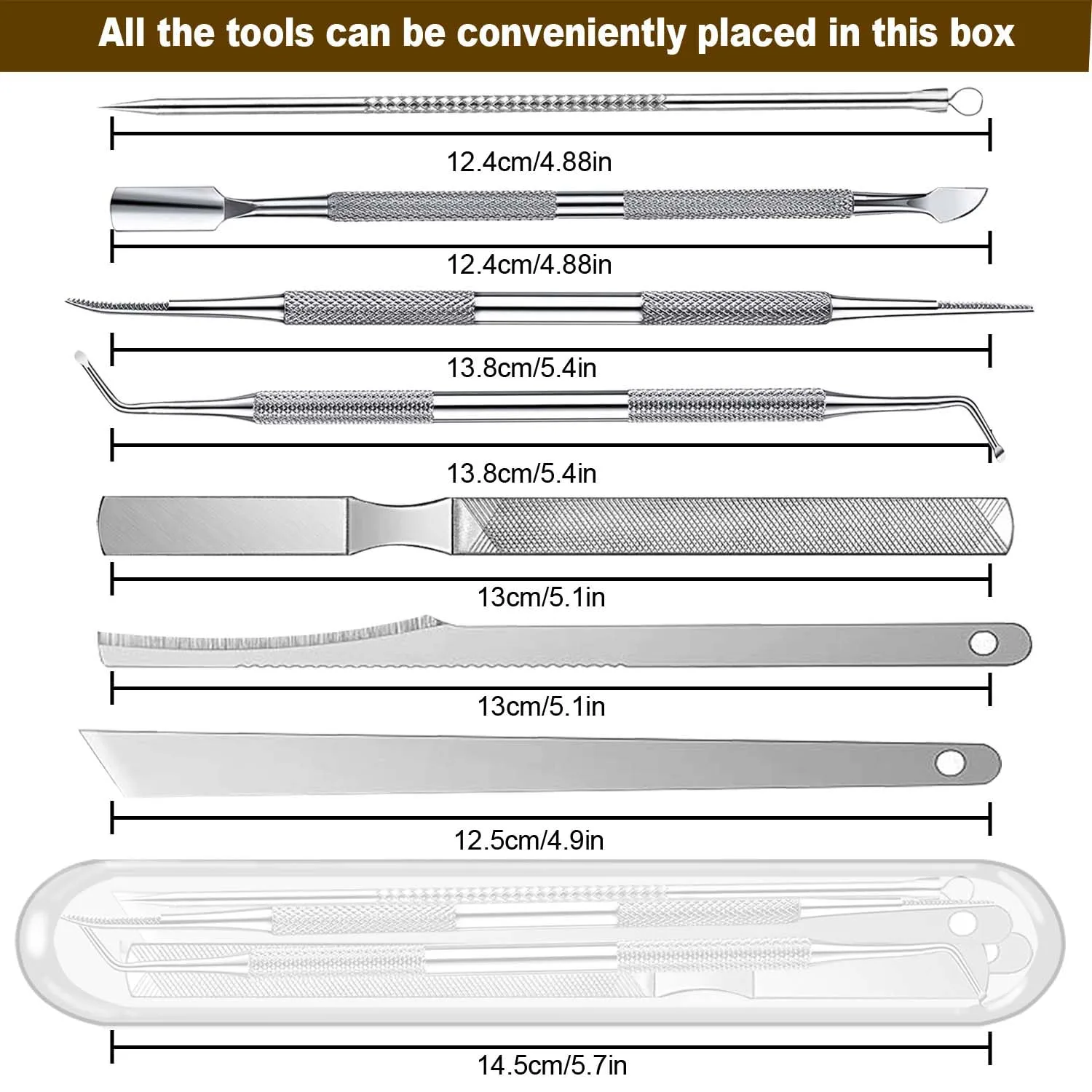 10-Pack Ingrown Toenail Tools Stainless Steel Foot Nail Tools, Heavy Duty Sharp Toenail Clippers, Clippers Set for Thick Nails and Ingrown Toenail(Blue)
