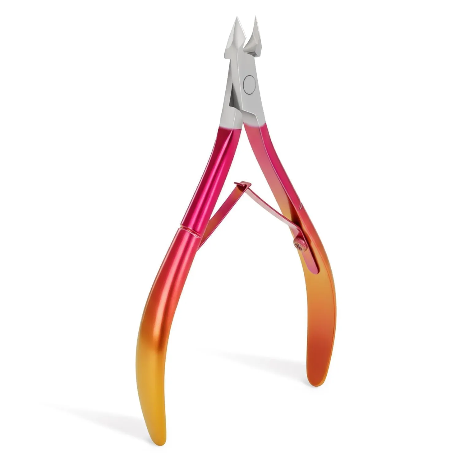 Cuticle Nipper, Polished Coated Durable Trimmer, Nail Clipper with Fine Edge, Comfort Grip Cuticle Cutter and Remover Tool Kit for Nail Care (Rose-1 PACK)