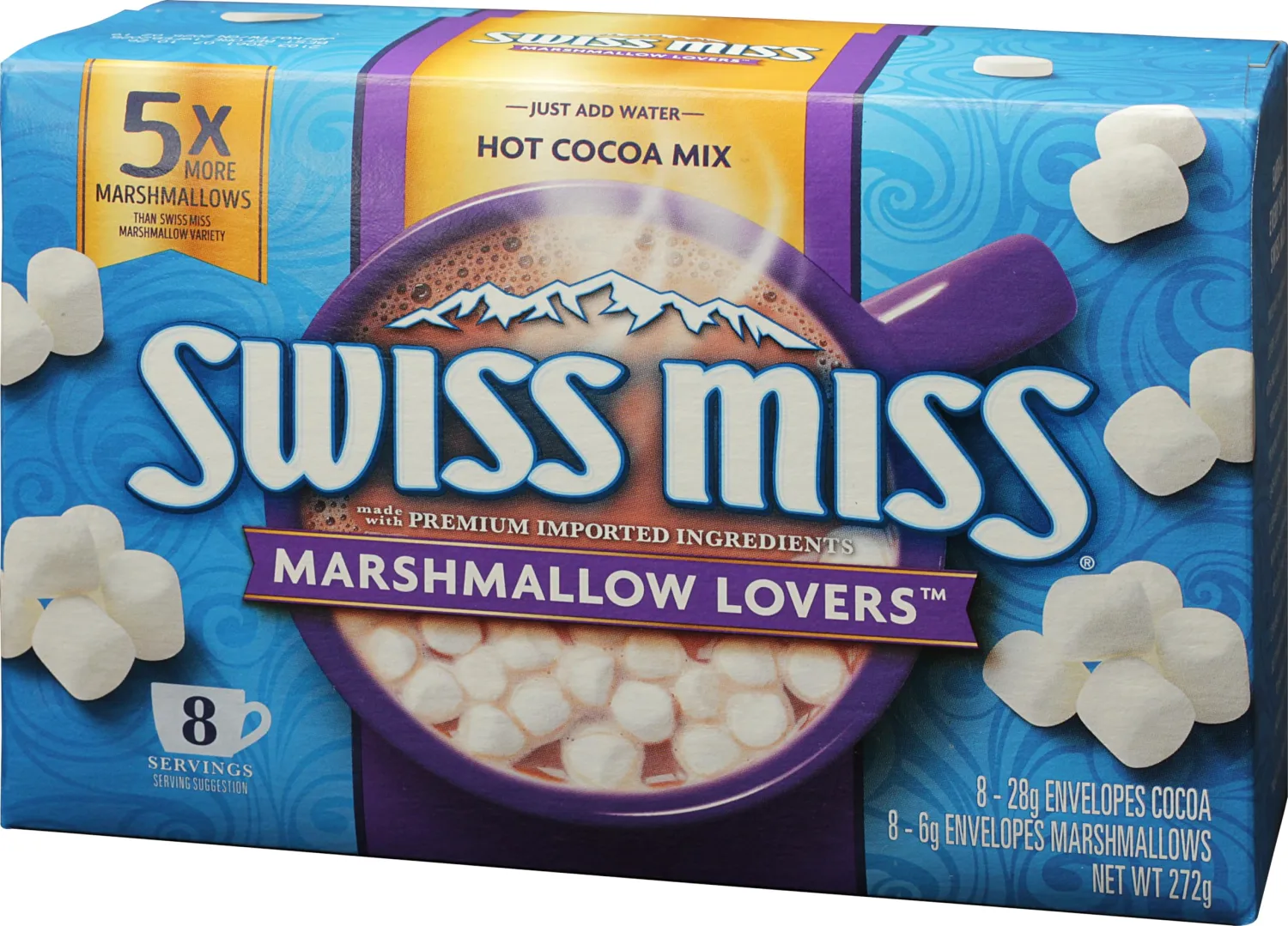 Swiss Miss Classics Marshmallow Lovers Hot Cocoa Mix, 8 ct 7.44 oz