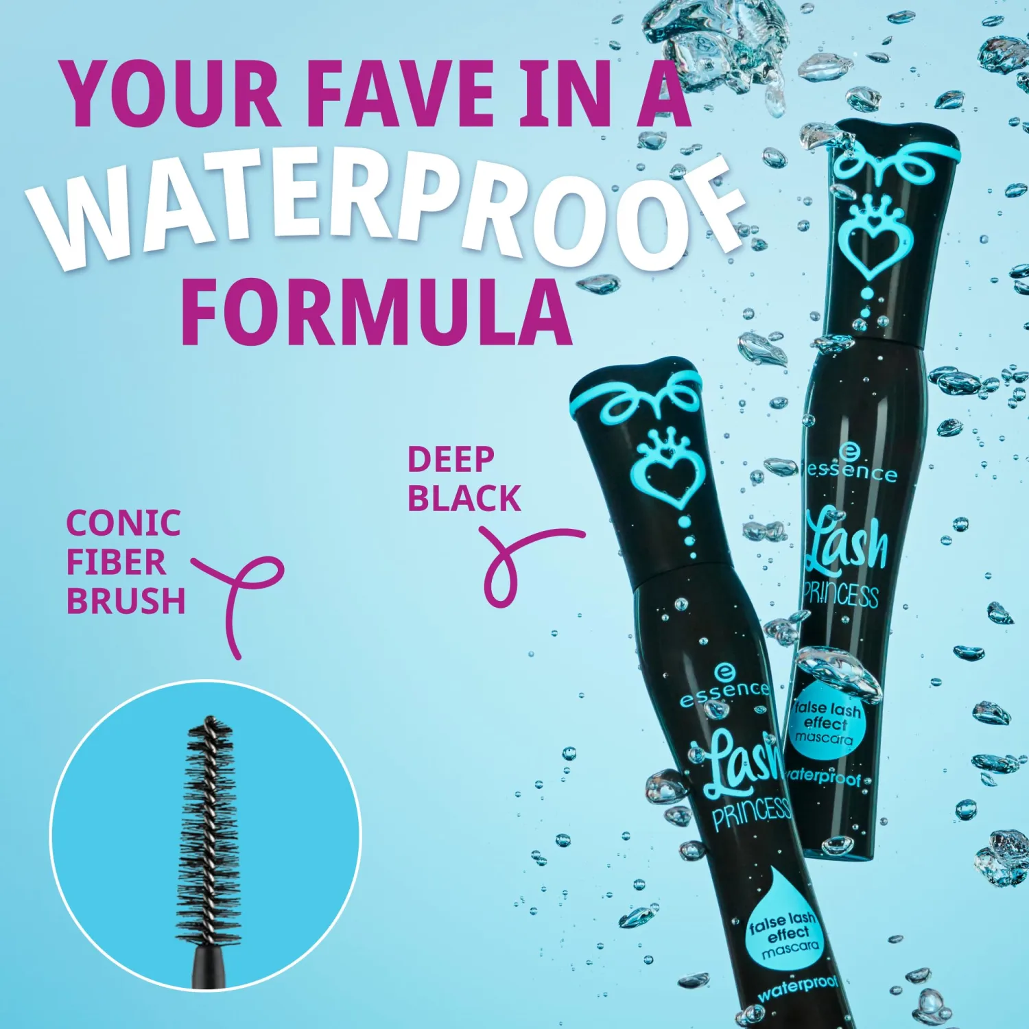 essence | Lash Princess Waterproof Mascara & Volume Booster Mascara Primer Bundle