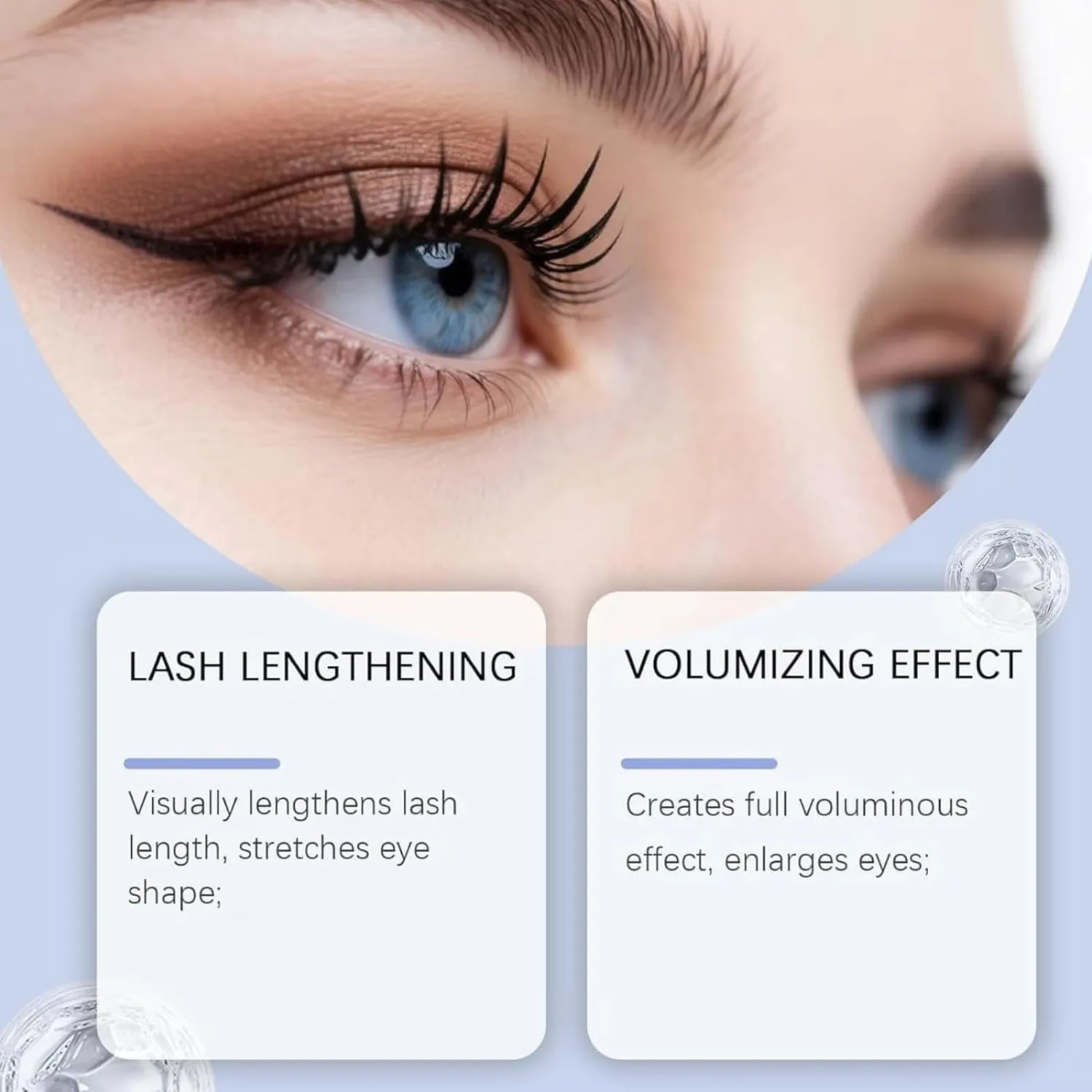 2 PCS Steel Tube Eyelash Primer, 2026 New Metal Tubular Eyelash Primer, Long-Stay, Zero Clumps, Hypoallergenic, Non-smudged, Build Fuller Lashes for Daily Makeup (Black)