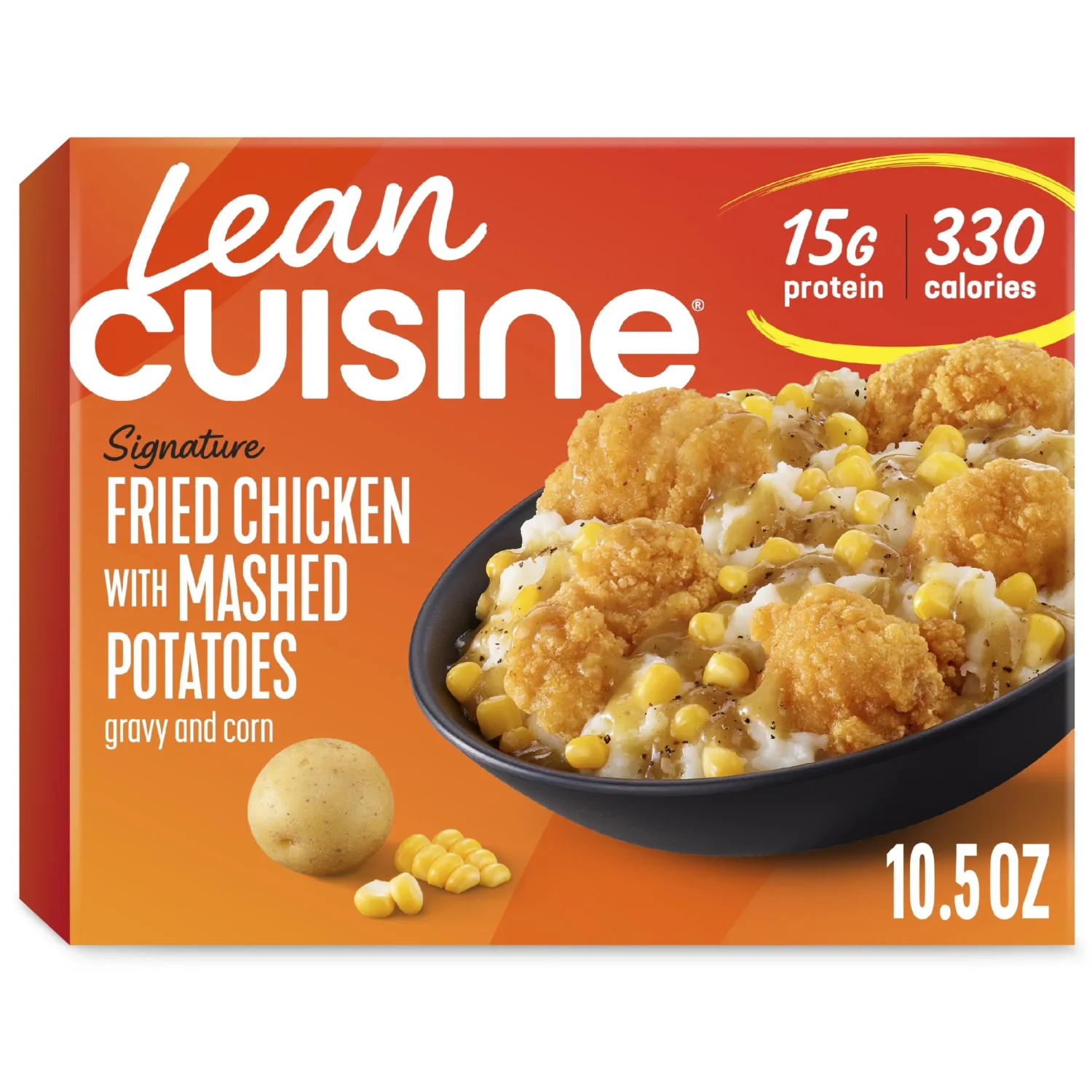 Lean Cuisine Signature Fried Chicken Dinner, Frozen Meals, Frozen Fried Chicken