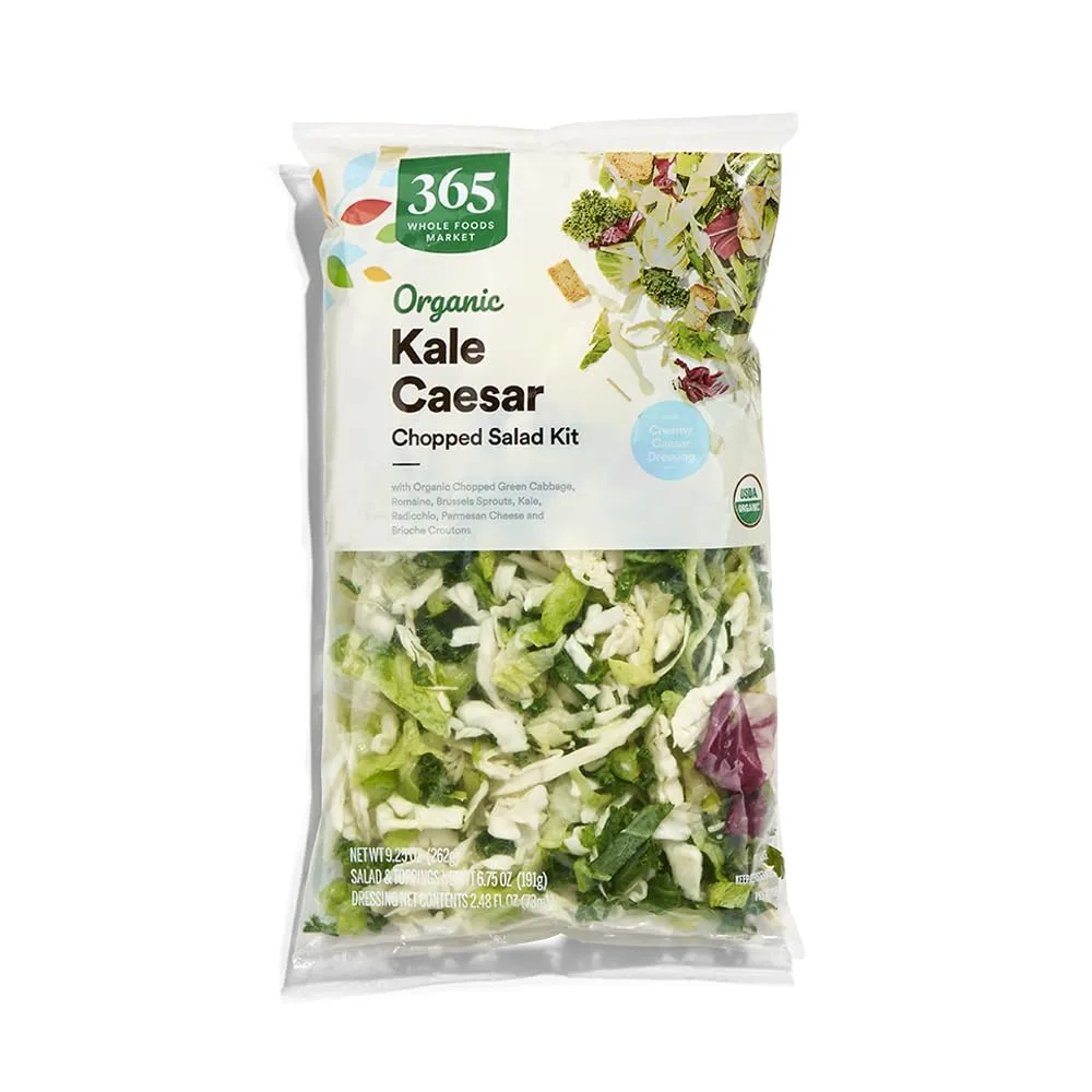 365 by Whole Foods Market, Organic Salad Kit - Kale Caesar, 9.25 oz