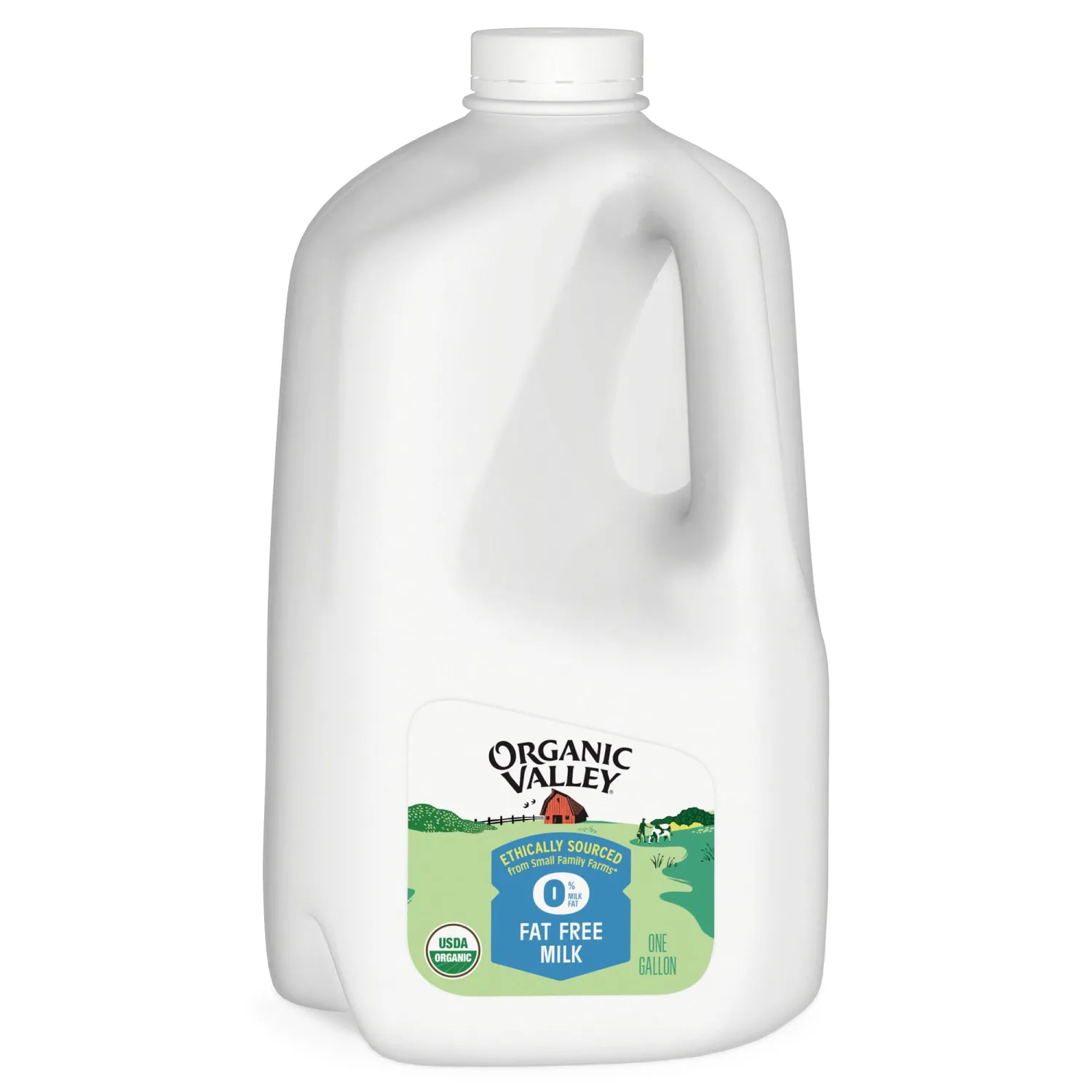 Organic Valley, Organic Skim Milk, 128 oz (Gallon)