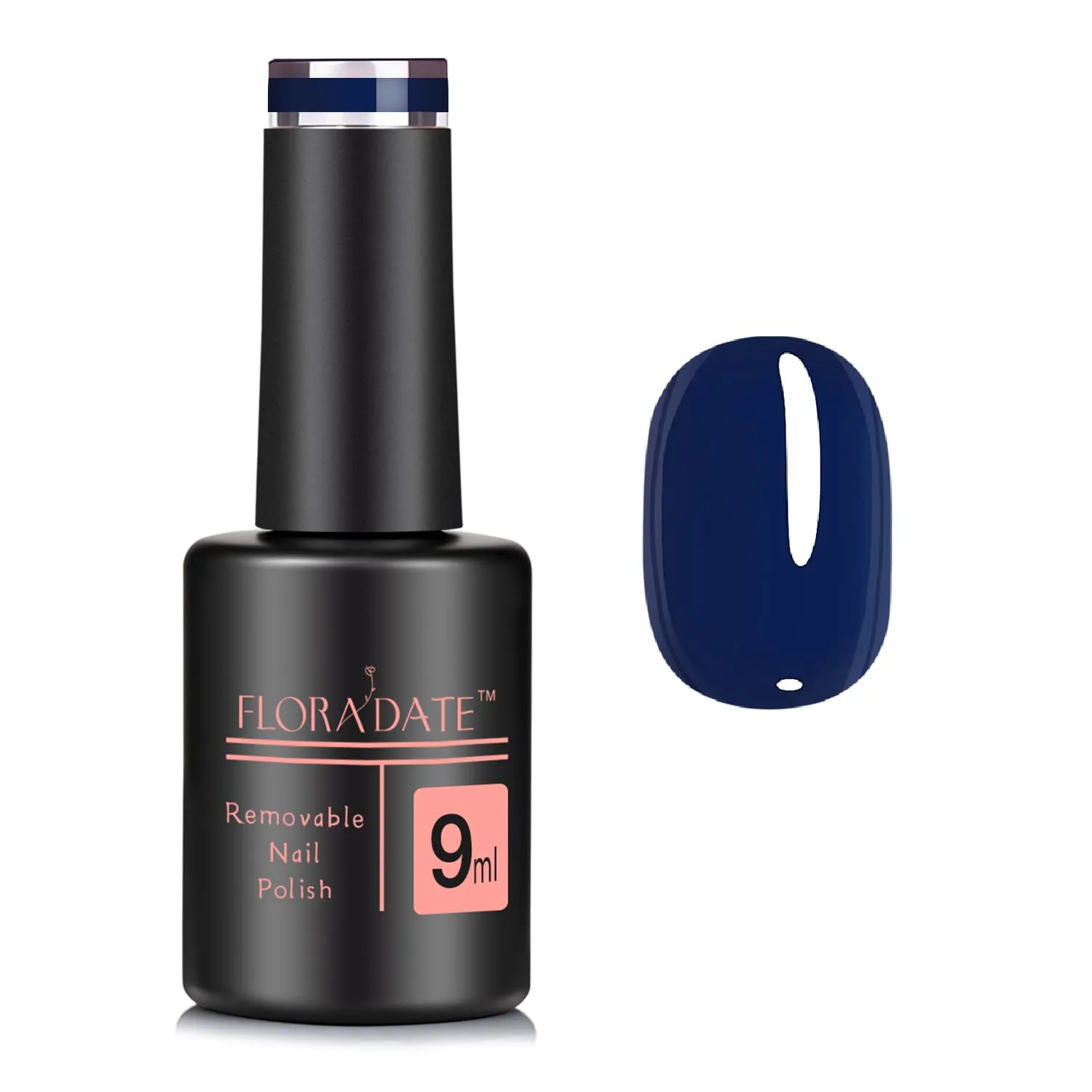 9ml Soak-Off UV/LED Blue Gel Nail Polish, Navy Blue (X010), For DIY Manicure & Salon Use, Gifts for Women