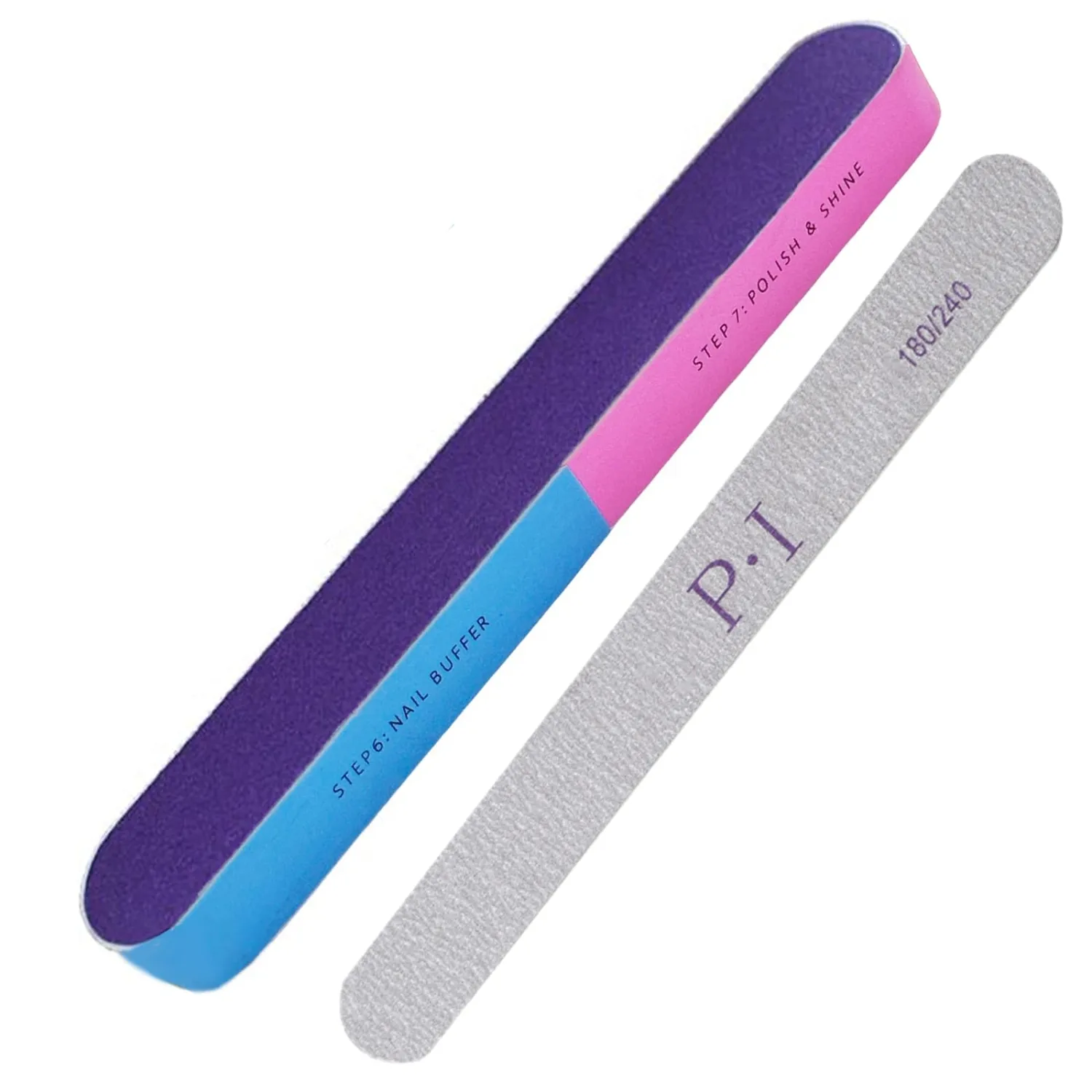 Nail Files and Buffers,Nail Buffer Block,Buffer Nail File and Set,Reusable 7 Way and 180/240 Grit Nail File