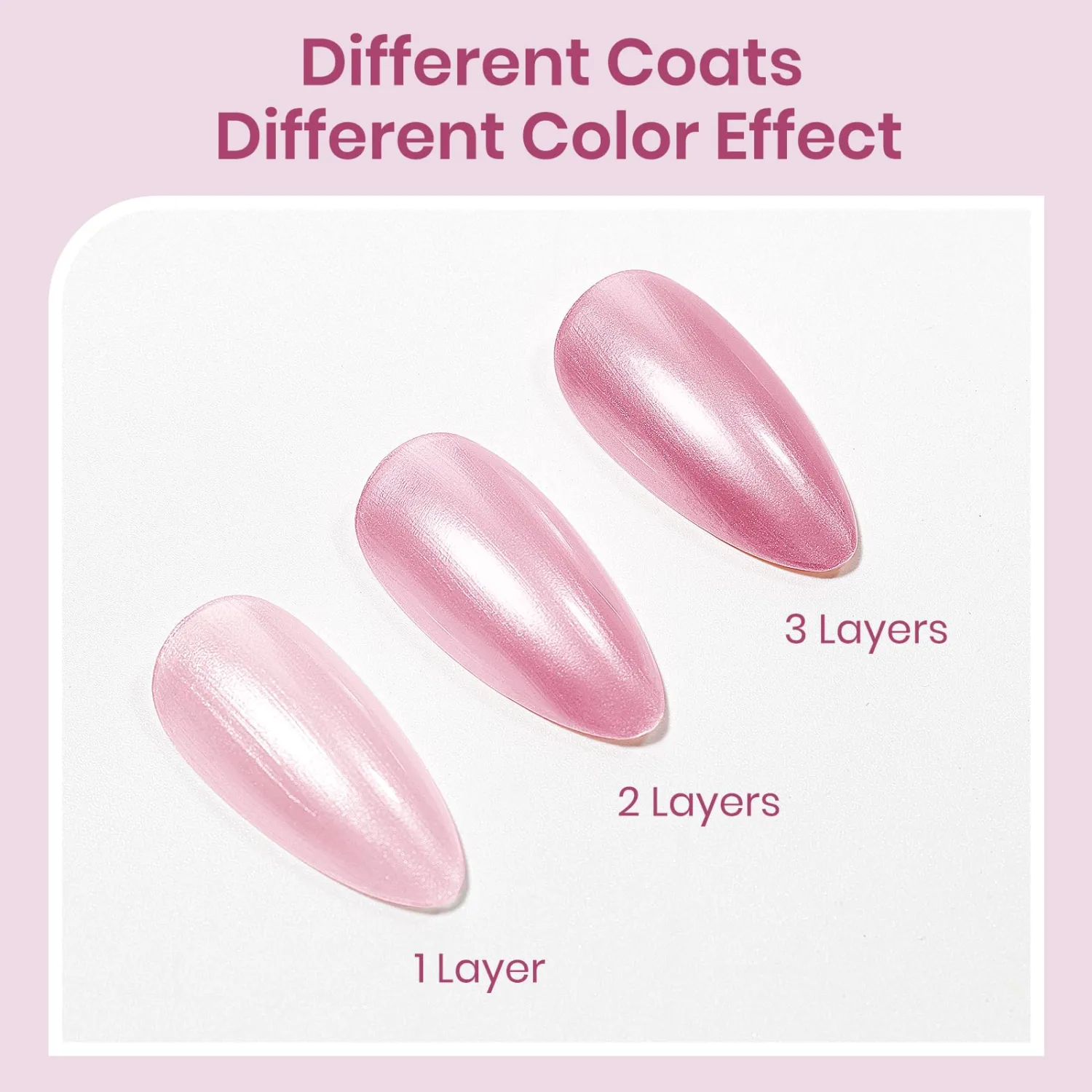 Rose Pink Nail Polish, 16ml Quick Dry Pearl Pearlescent Nail Polish Shimmer Mermaid Effect Polish Nails Art Home DIY for Woman Girl