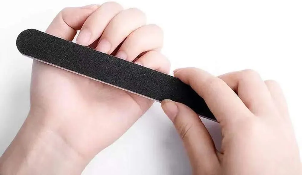 12PCS Professional Nail File Set Nail Files & Buffers for Acrylic False Nails Double Sided Emery Board Nail Buffering Files for Home and Salon Use Professional Nail Files