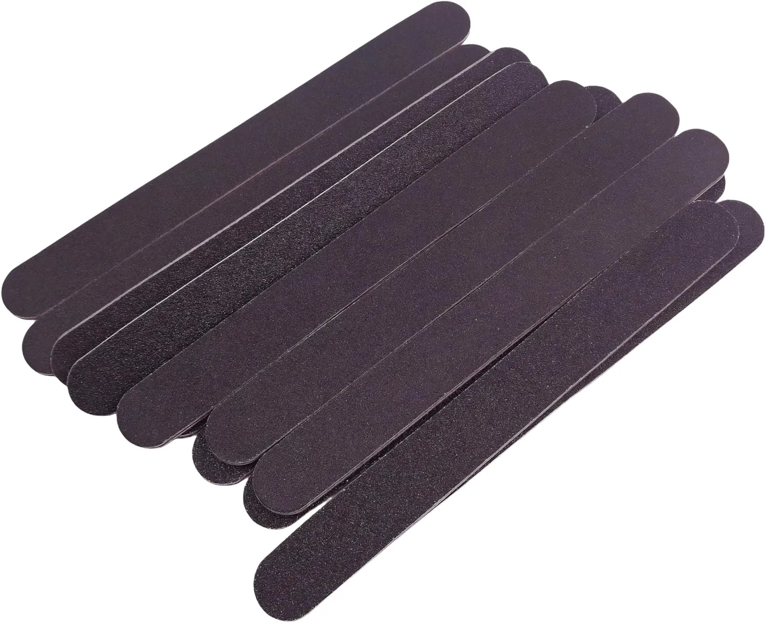Nail File 12pcs Professional Double Sided 100/180 Grit Nail Files Black Manicure Pedicure Tool and Nail Buffering Files Emery Board