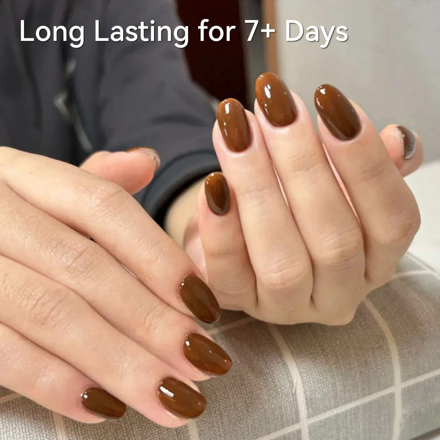 14 ML Nail Polish, Long Lasting Quick Drying Chocolate Coffee Nail Polish, Chip Resistant Nail Lacquer Fingernail Polish, Streak-free Formula DIY Home Manicure Gift for Women #19