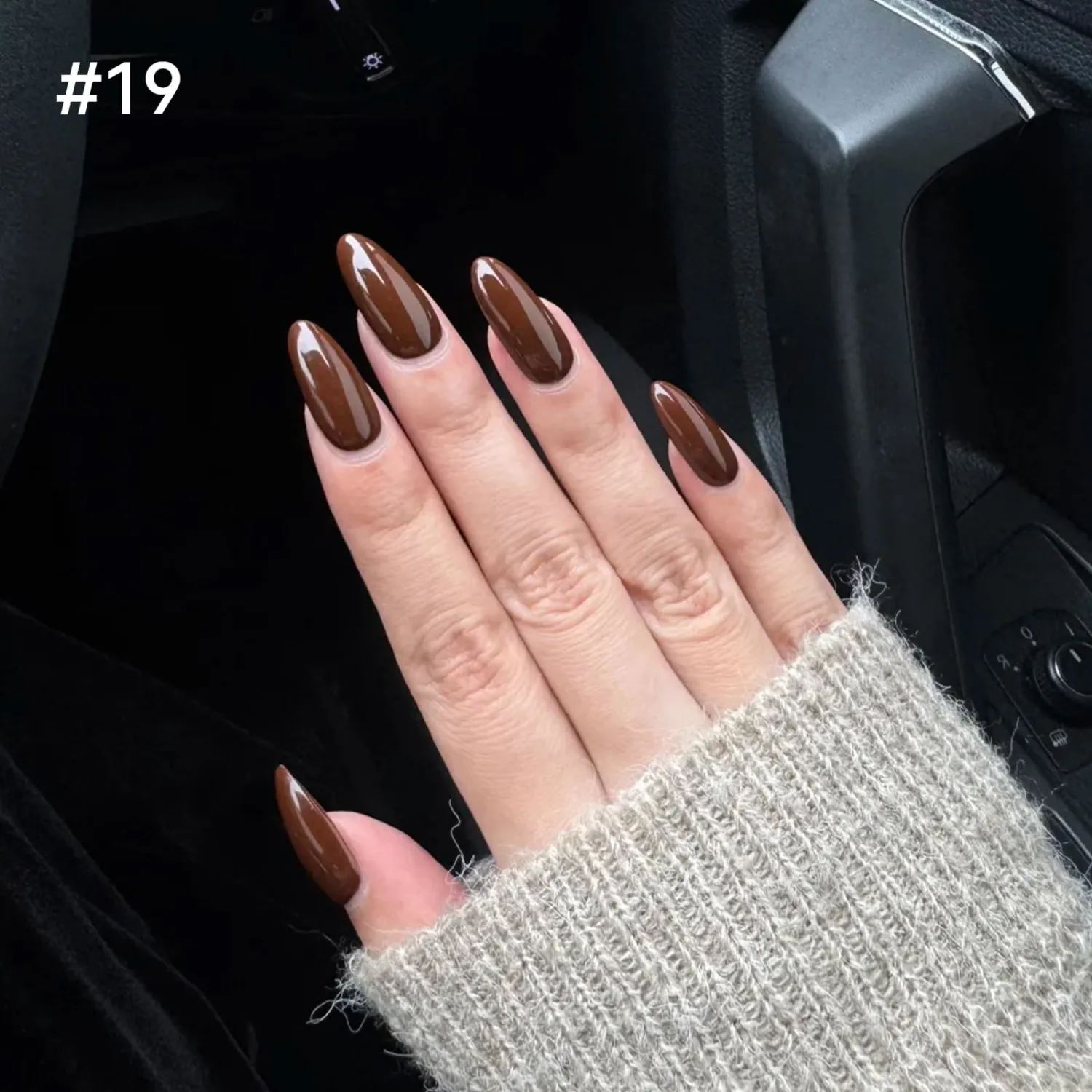 14 ML Nail Polish, Long Lasting Quick Drying Chocolate Coffee Nail Polish, Chip Resistant Nail Lacquer Fingernail Polish, Streak-free Formula DIY Home Manicure Gift for Women #19