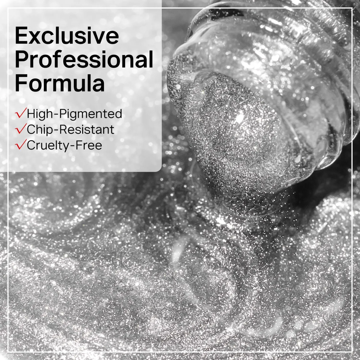 MIZHSE Universal Silver Cat Eye Gel Nail Polish, Magnetic Gel Polish with Magnet Stick, 10 ml Velvet Gray Glitter Galaxy Cateye Nail Polish Soak Off Nail Art Salon Manicure DIY at Home