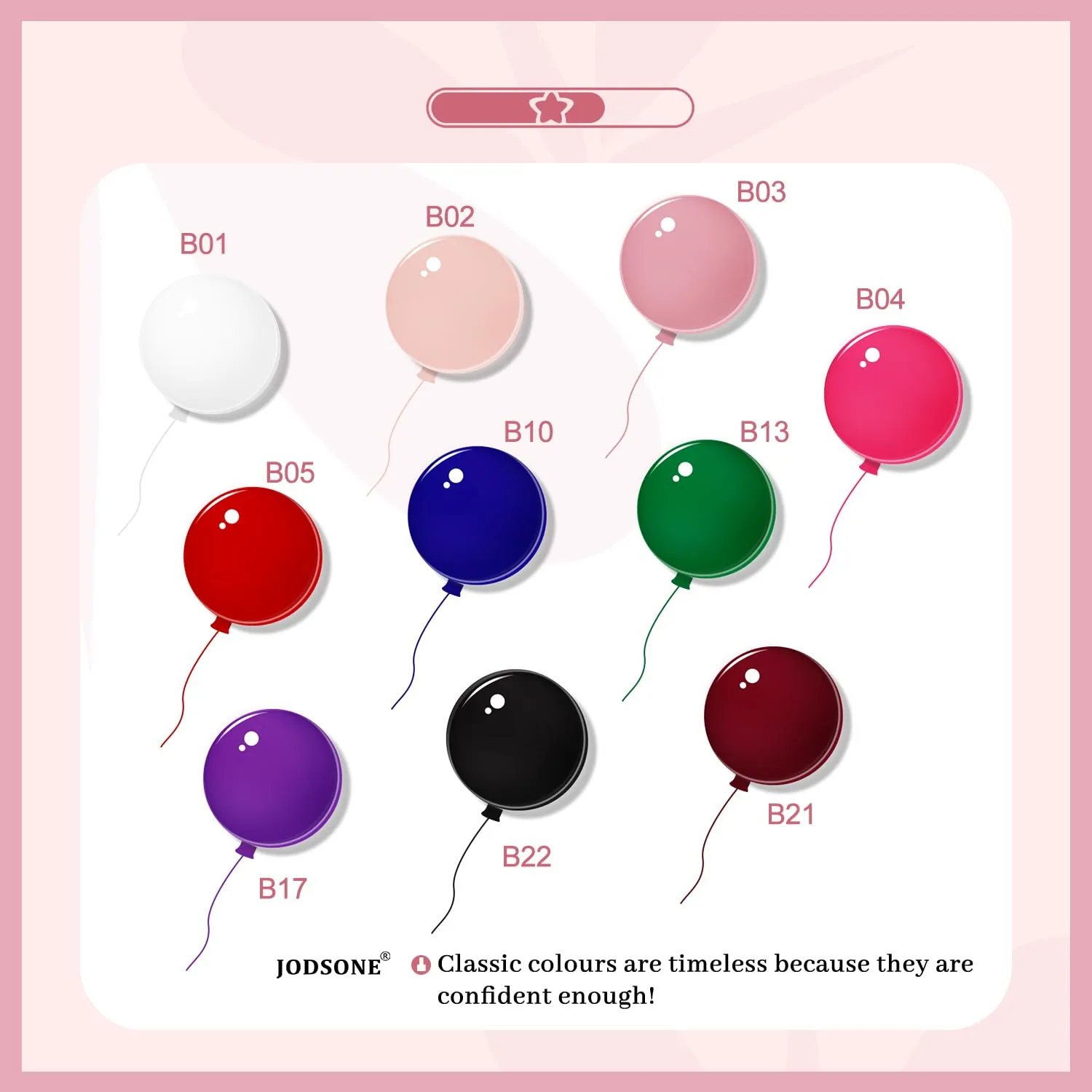 JODSONE 12 Bottles Christmas Gel Nail Polish Set Base Coat Glossy Top Coat Fast Drying Long Lasting Soak Off Wipe Free