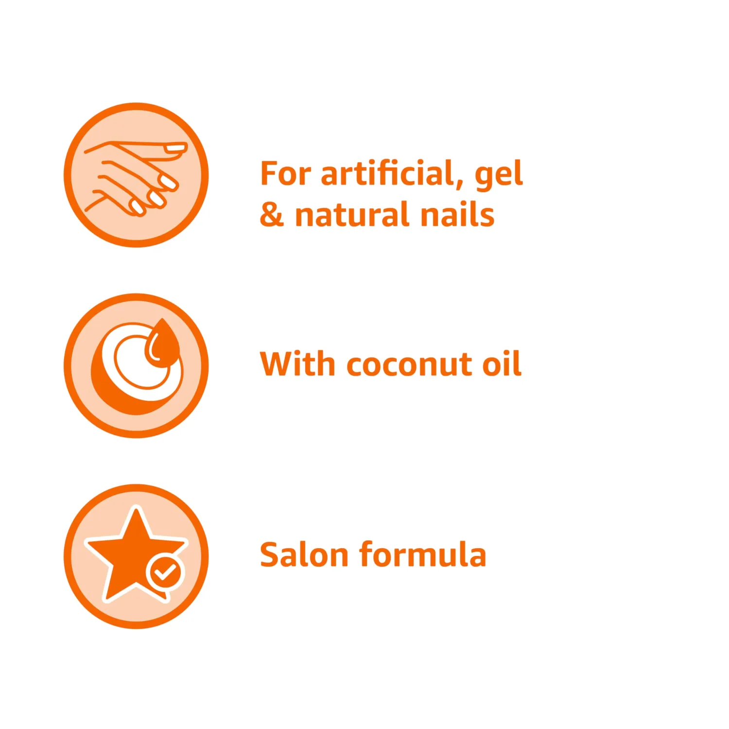 Amazon Essentials Nail Polish Remover, Non-Acetone, With Coconut Oil, Formulated without Parabens or Phthalates, 6 Fl Oz