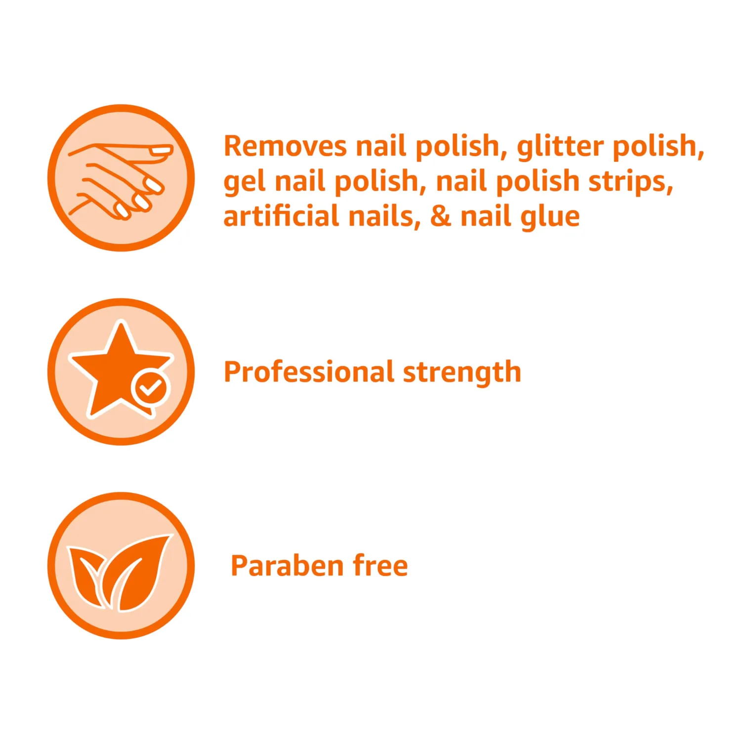 Amazon Essentials Nail Polish Remover, 99.99% Acetone, Maximum Strength, Formulated without Parabens or Phthalates, 6 Fl Oz