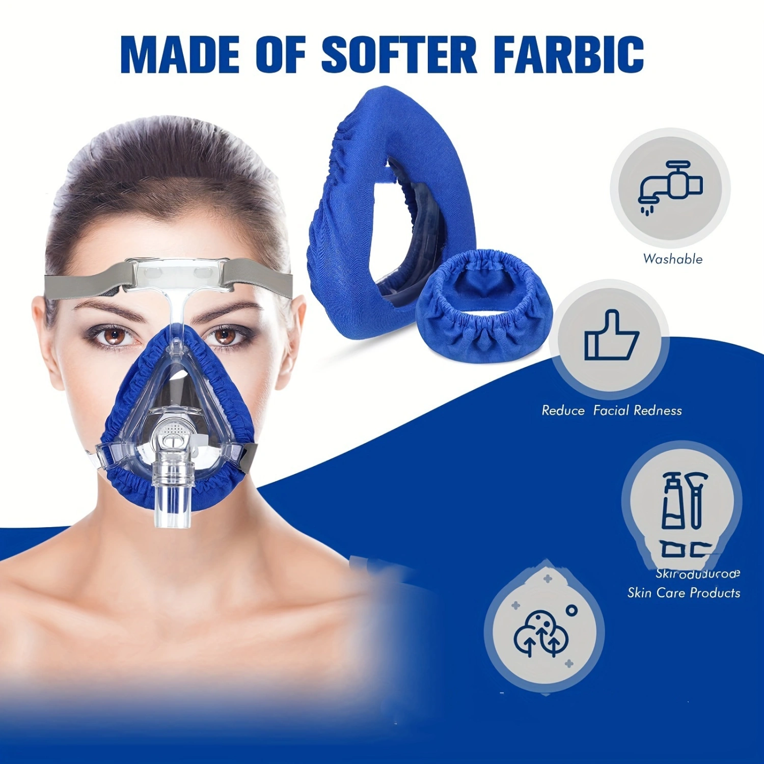 CPAP Full-face Mask Compatible Comfortable And Reusable