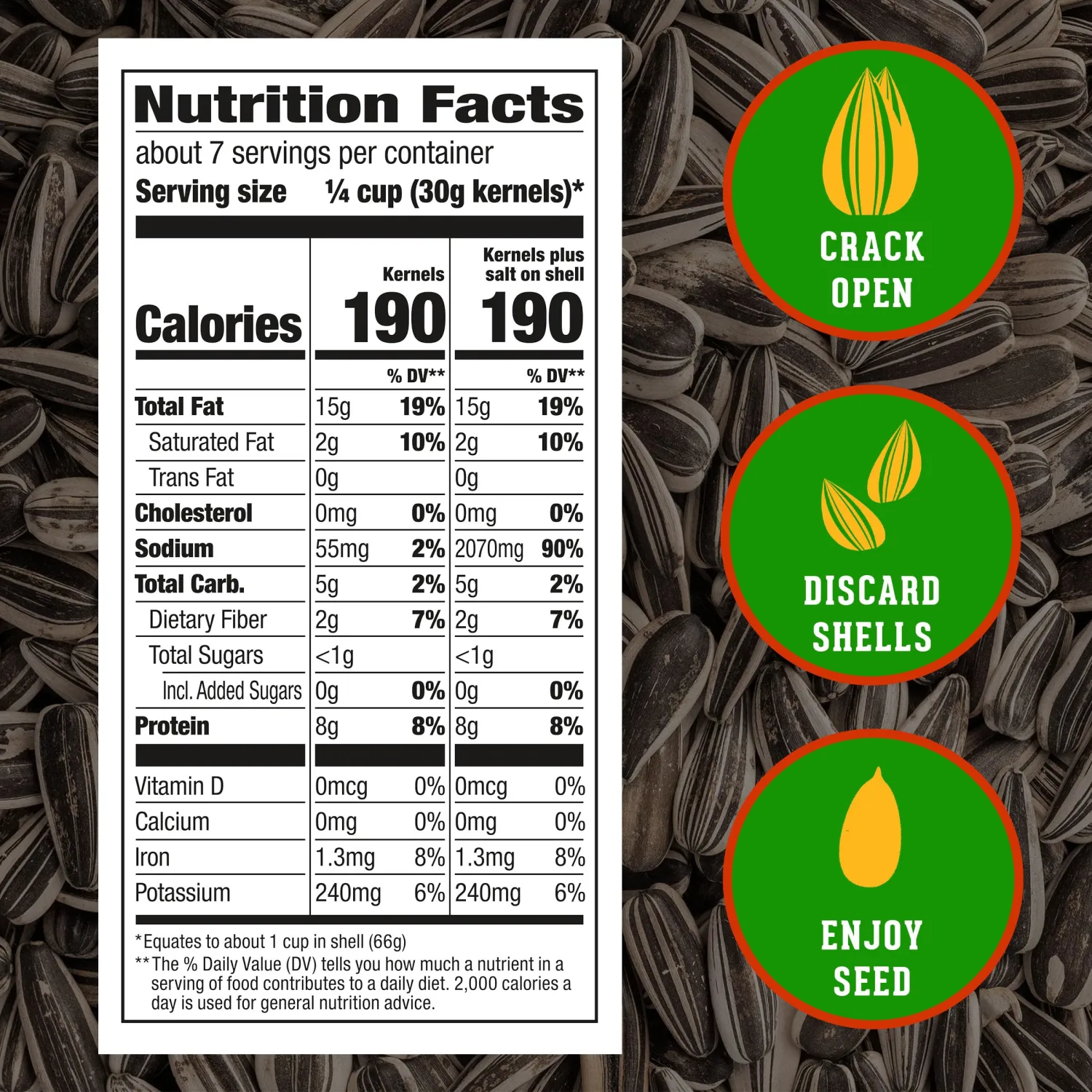 DAVID Reduced Sodium Sunflower Seeds, Original Flavor, Father's Day Baseball Snack for Dad, 16 oz.