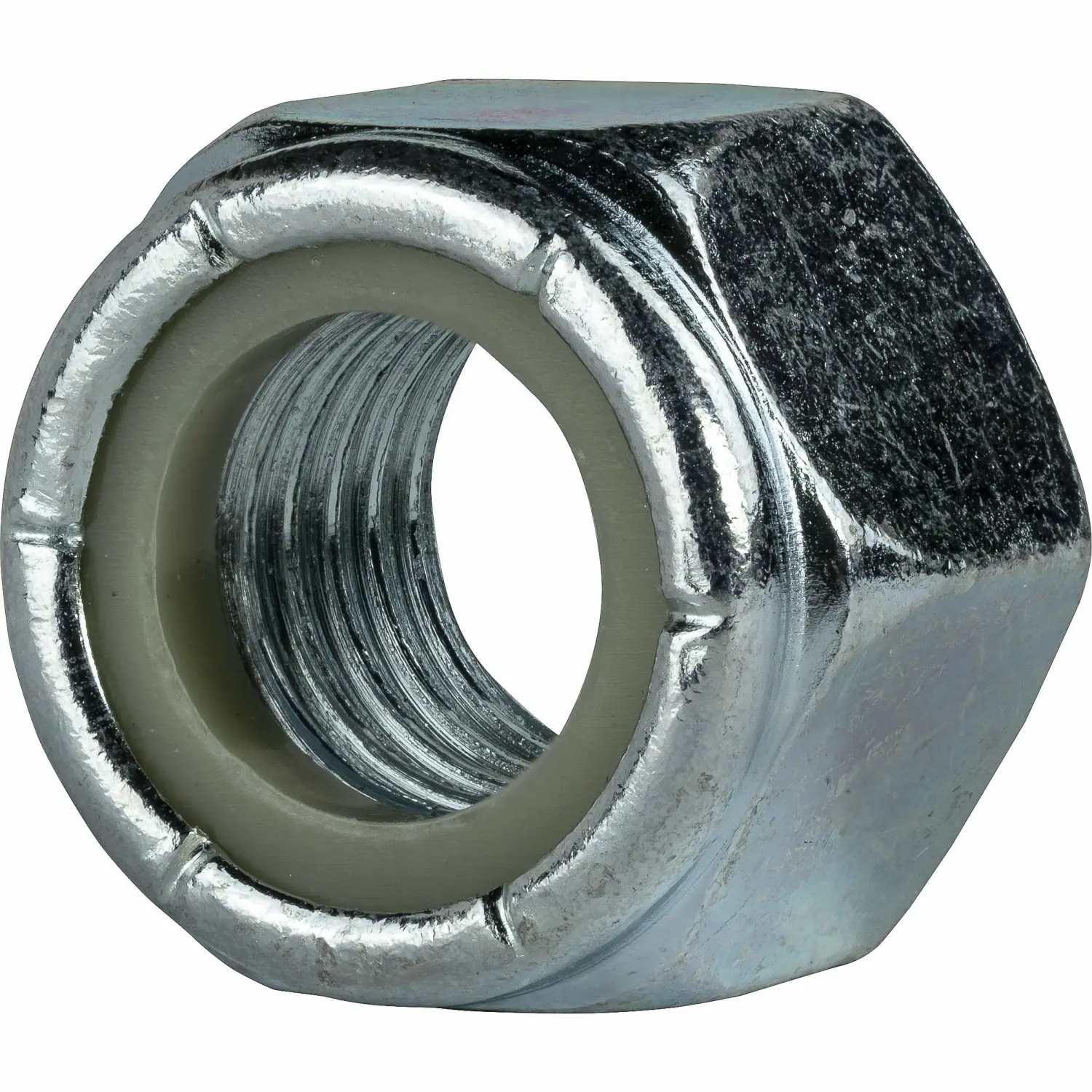 Fastenere Nylon Insert Hex Lock Nuts - 1/4"-20 Stainless Steel 18-8, Plain Finish, Corrosion-Resistant, Durable Hardware Nuts for Secure Fastening, Locking Nut, (100-Pack)