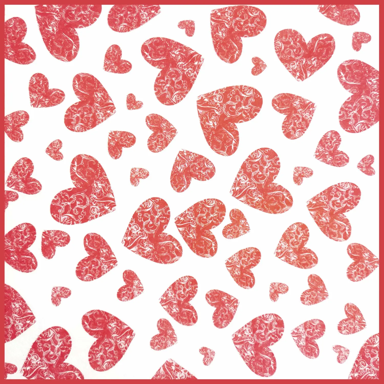 Colored Paper Napkins (Love)