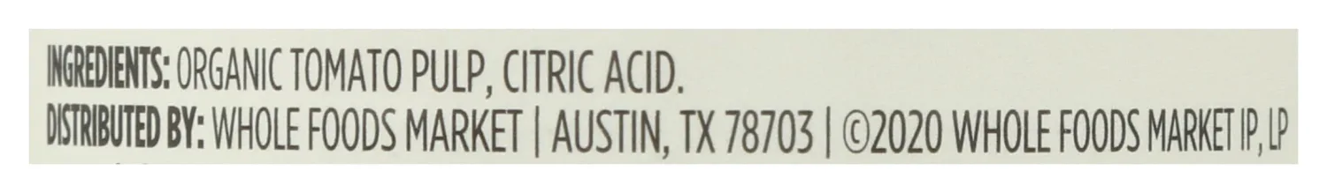 365 by Whole Foods Market, Organic Tomato Paste, 6 Ounce