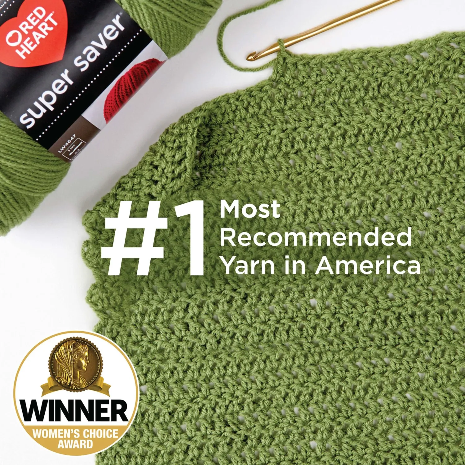 Red Heart Super Saver Persimmon Yarn - 3 Pack of 7oz/198g - Acrylic - 4 Medium (Worsted) - 364 Yards - Knitting/Crochet