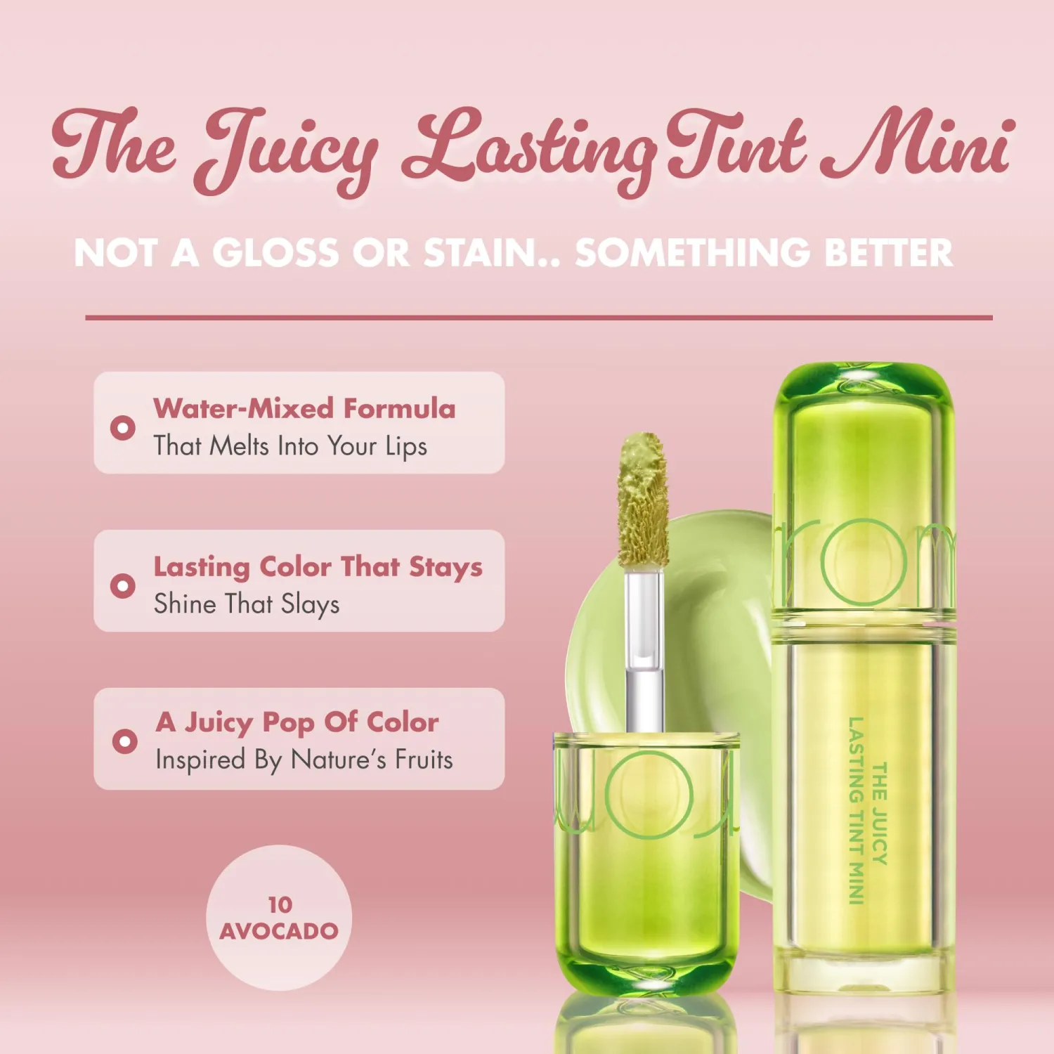 rom&nd THE JUICY LASTING TINT MINI 10 AVOCADO