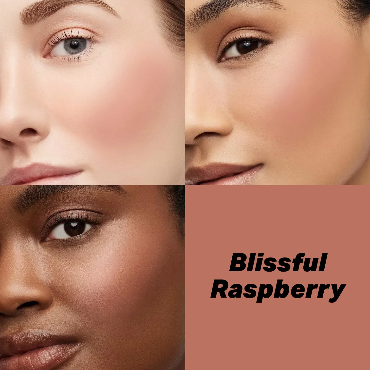 Velvet Powder Blurring Blush with Sheer to Medium Buildable Color and Dewy Glow| Emotion Connect Cosmetics: 03 Blissful Raspberry, 0.35 Oz