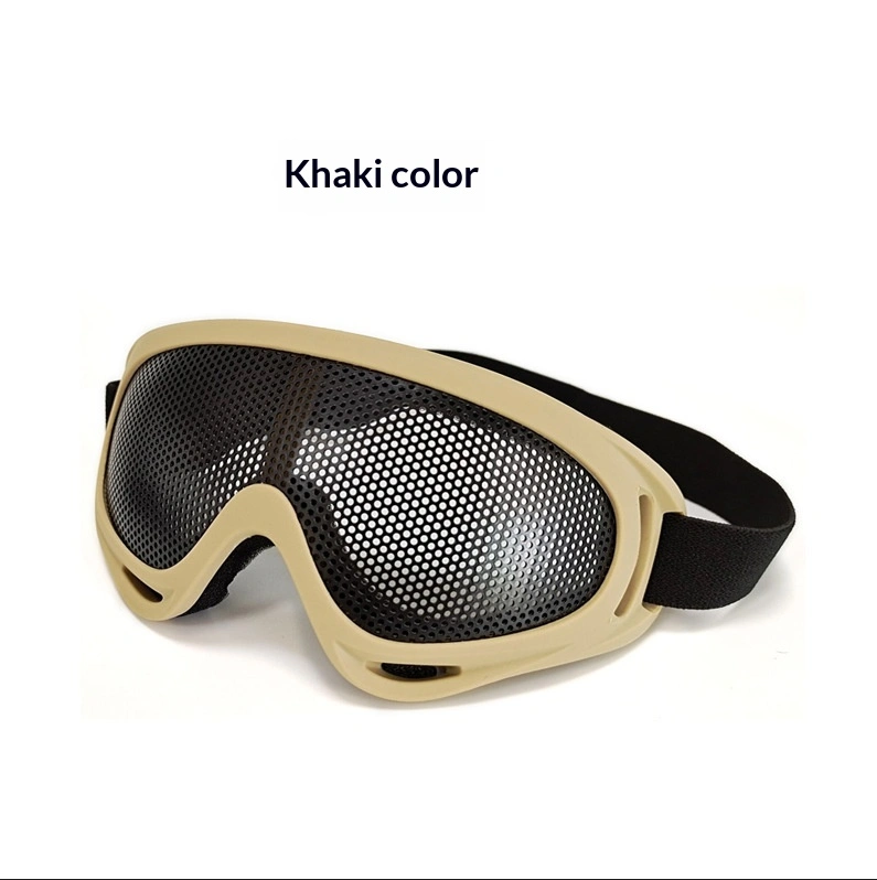 Highdensity Metal Mesh Cycling Glasses With A Ventilated Design And Protective Lenses