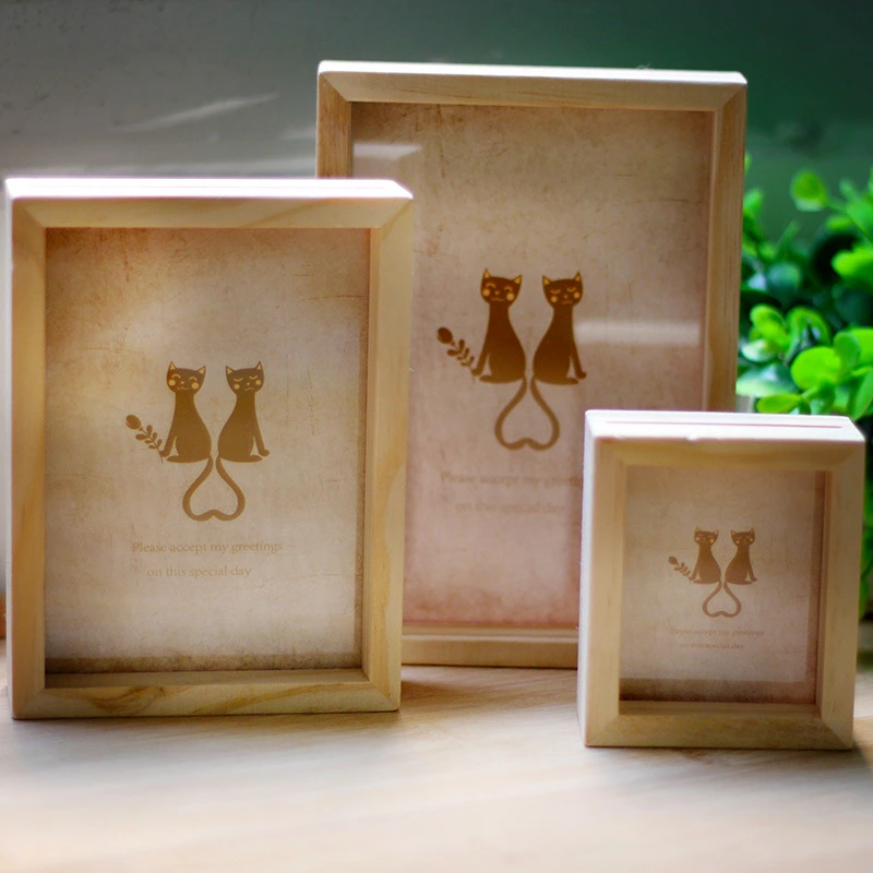 Nature Story Log Photo Frame Creative Set