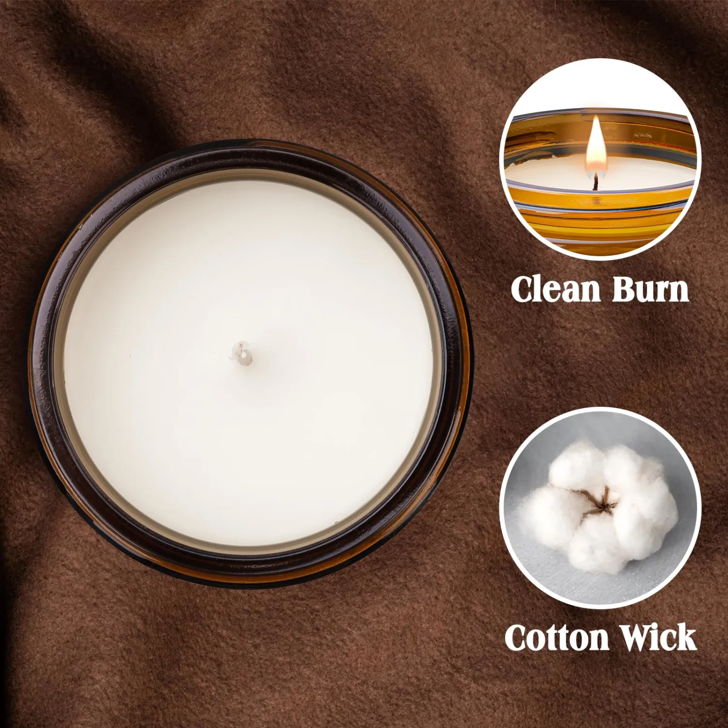 Homsolver 60th Birthday Gifts for Women Men, Happy 60th Birthday Decorations Candles Gift for Her Him, Funny 60 Years Old Ideas - Lavender Scented Candle