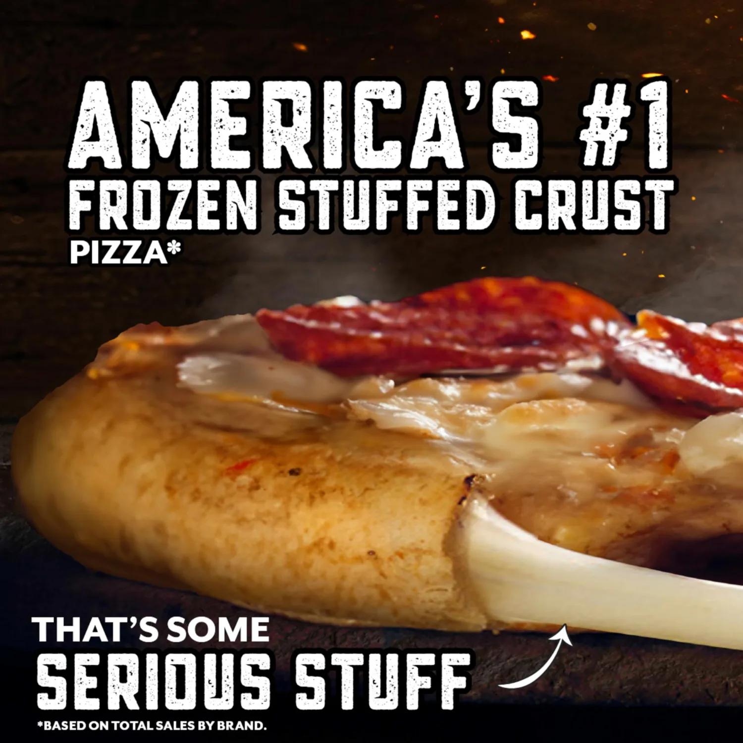 Digiorno Frozen Pizza, Stuffed Crust, Pepperoni Pizza, Quick Dinner For Family, Easy Dinner