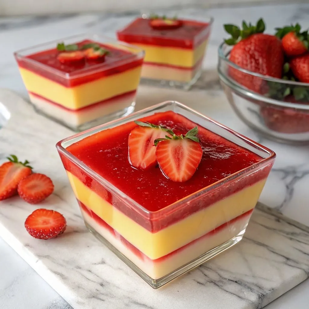 Jell-O Sugar-Free Gelatin Dessert, Strawberry Banana (Pack of 4)