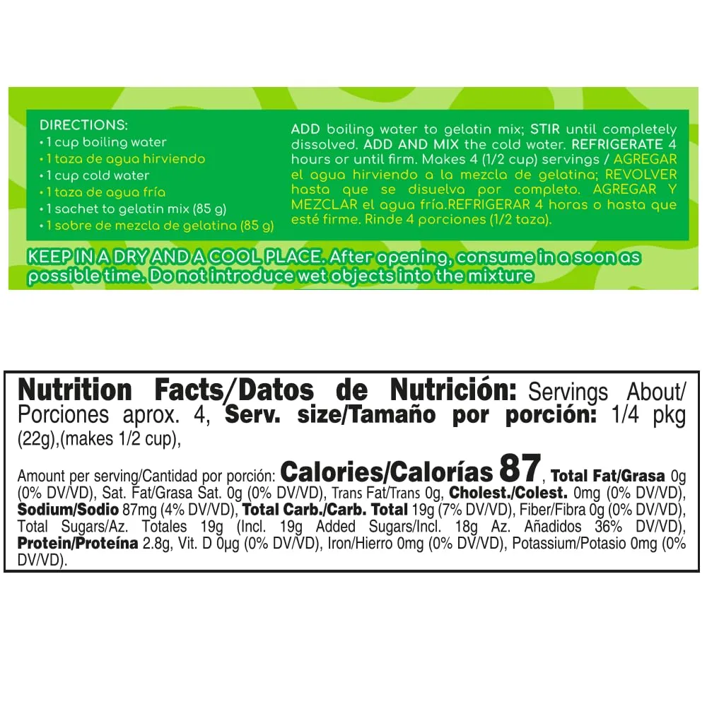 Festy Lemon Gelatin Dessert Mix, 3 oz