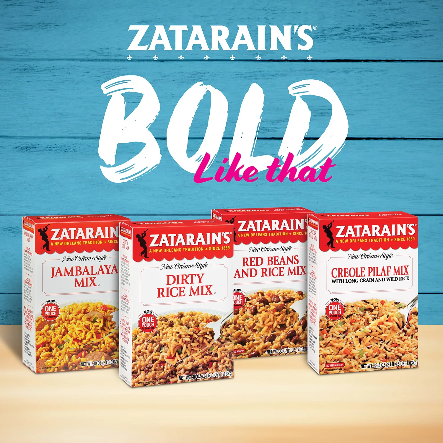 Zatarain's Creole Pilaf Mix, 36.5 oz - One 36.5 Ounce Box of New Orleans Style Creole Pilaf Mix, Perfect with Sausage, Chicken, Vegetables and More