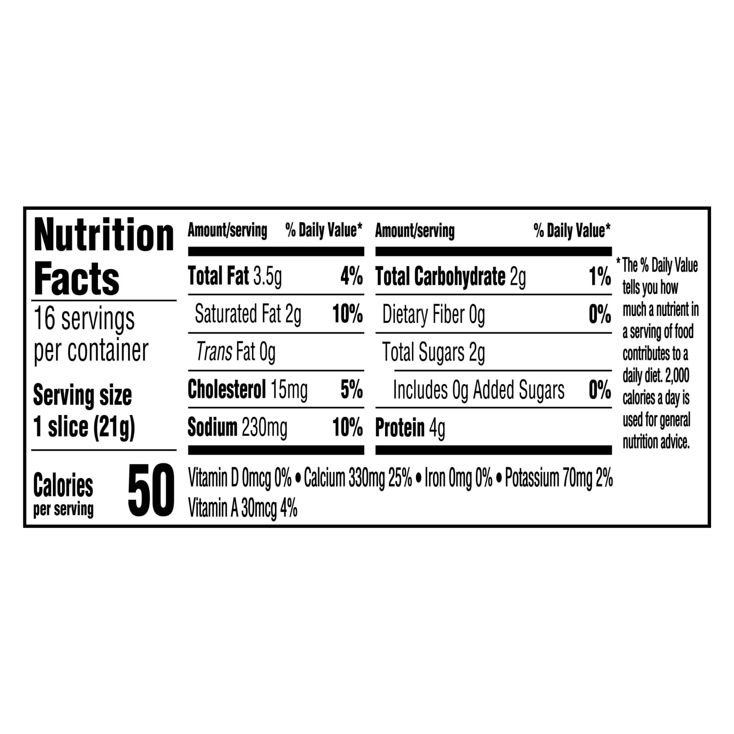 Kraft Singles White American Slices, 16 ct Pack