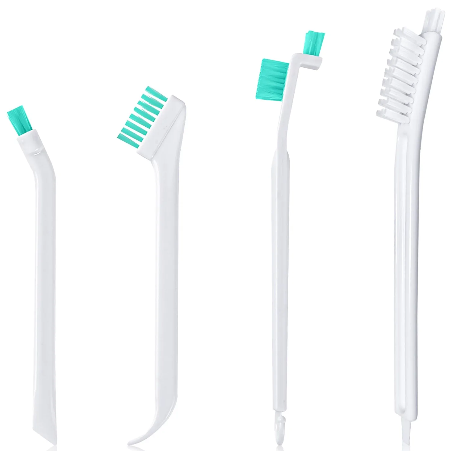 Small Cleaning Brushes Set, 4 pcs Crevice Household Cleaning Tool for Window Track Groove Sliding Door Bottle Gaps Humidifier Baseboard, Tiny Detail Scrub Cleaner Tool Gadget Kitchen Bathroom Set