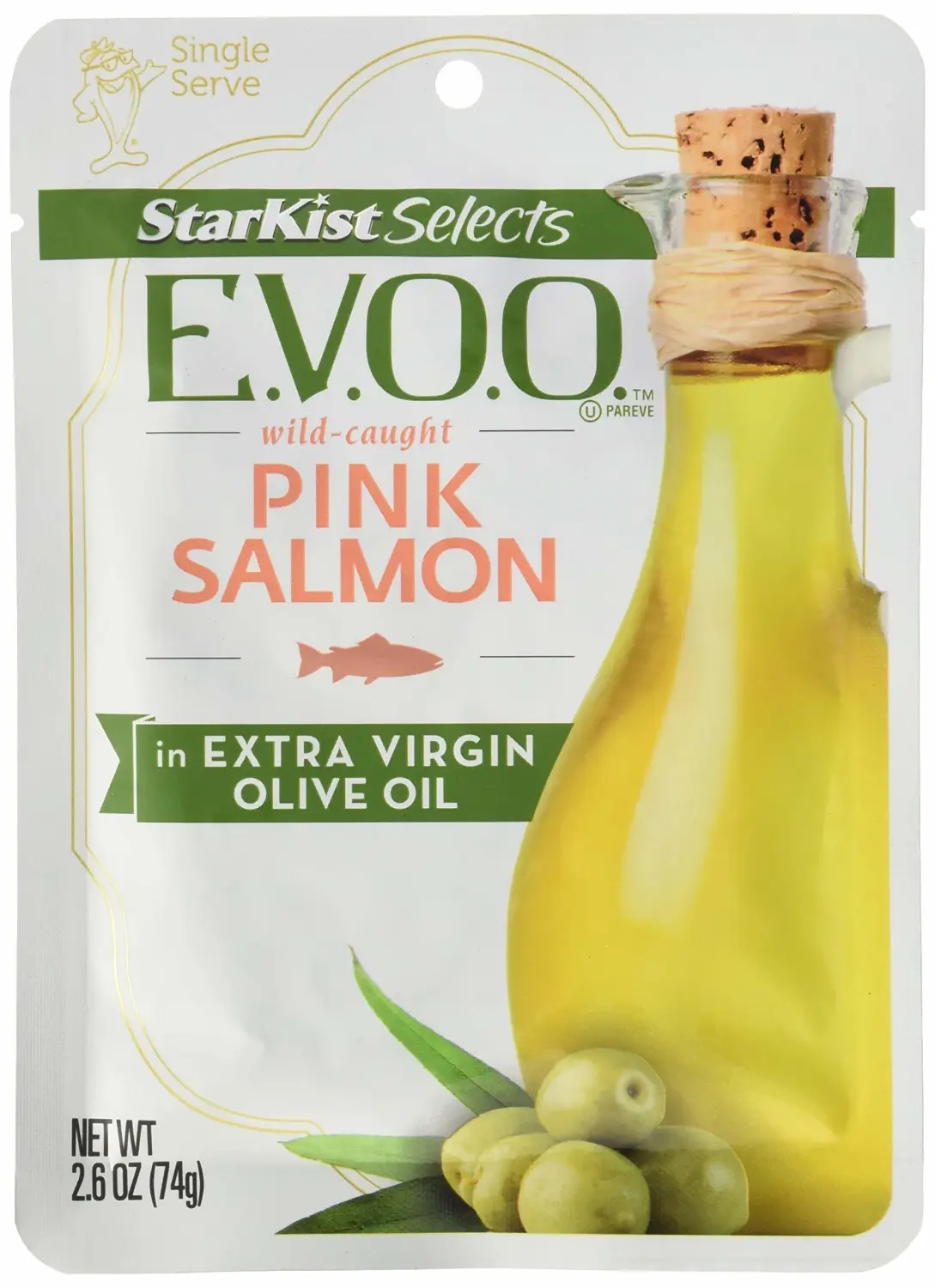 StarKist Selects E.V.O.O. Wild-Caught Pink Salmon - 2.6 oz Pouch