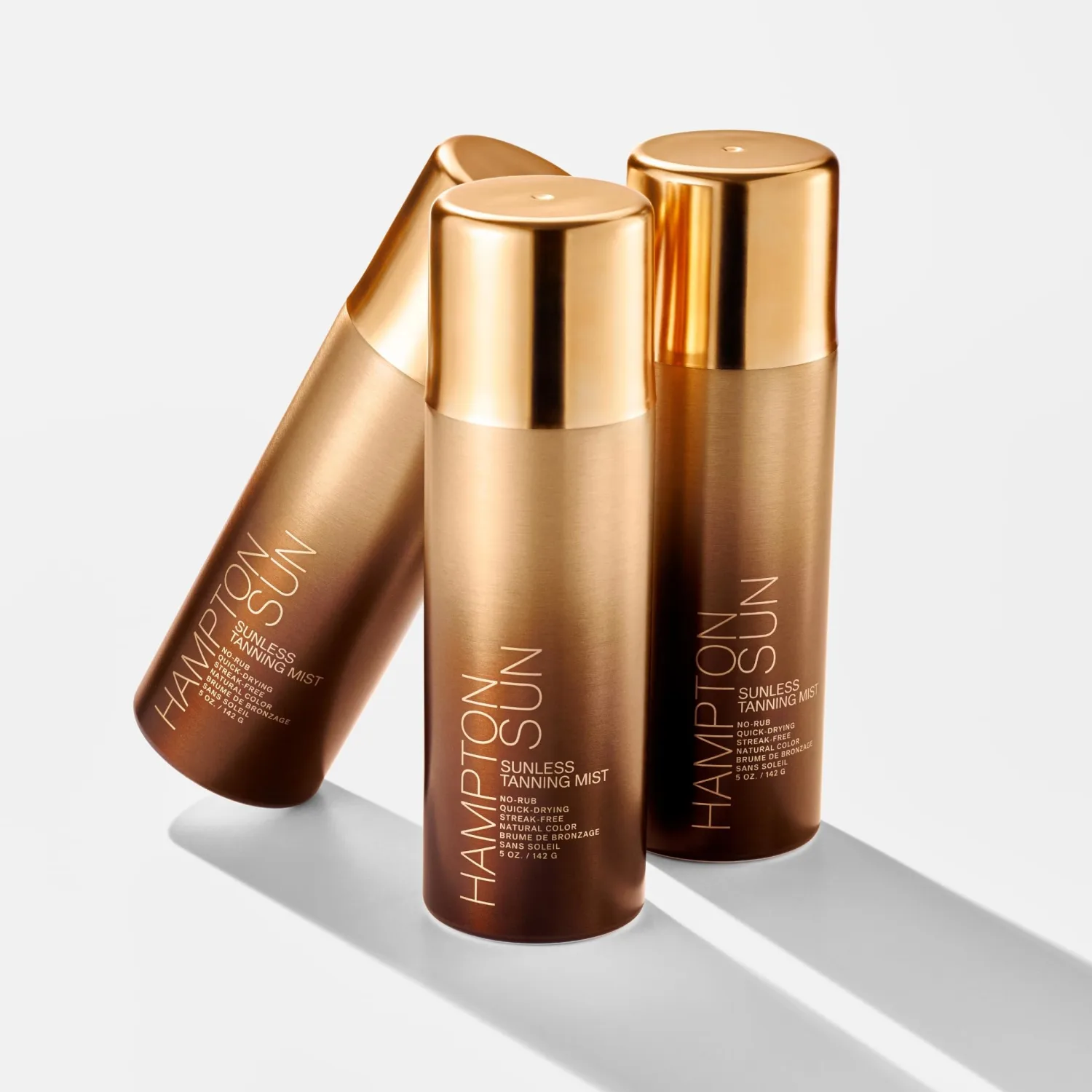 Hampton Sun Sunless Tanning Mist | Face + Body Self-Tanner | No-Rub + Mess-Free | Streak-Free, Long-Lasting, Natural-Looking Color| No Transfer Clear Mist | Quick-Dry | Award-Winning | All Skin Types