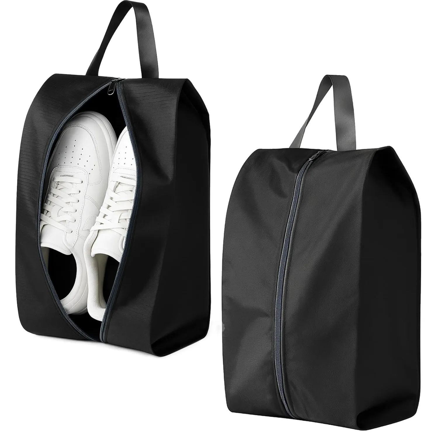 Shoe Bags for Travel Set of 2 – Durable Water-Resistant Shoe Storage Organizers with Handle, Bags for Packing, Gym, Sports, Dance, Tennis, Soccer, Baseball, Running