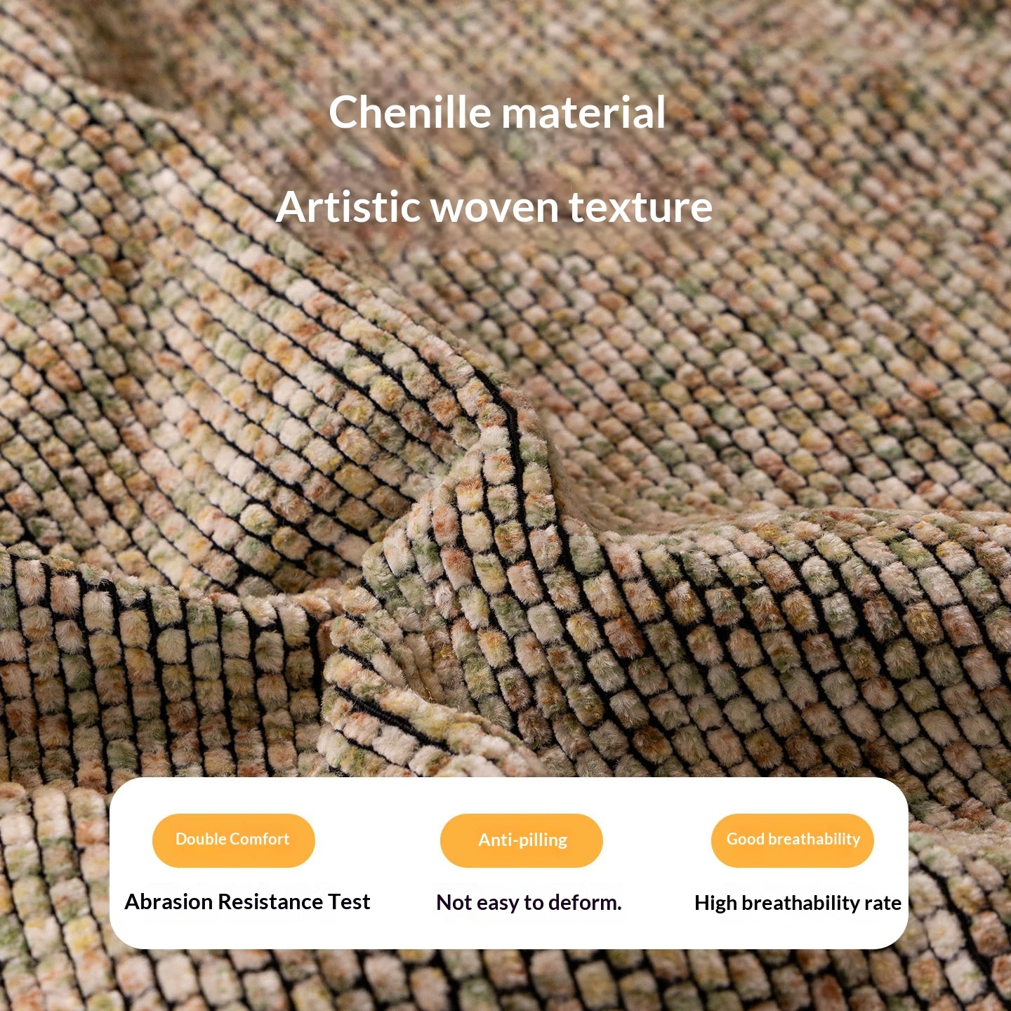 Vintagestyle Snow Chenille Sofa Cushion And Sofa Cover