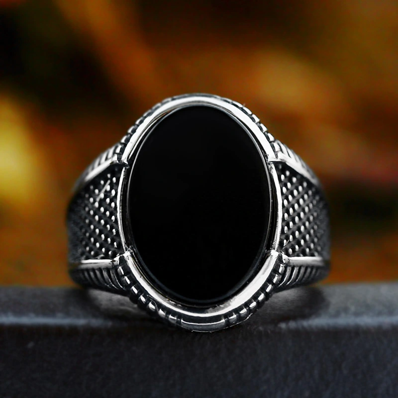 Titanium Steel Vintage Fashion Men's Ring