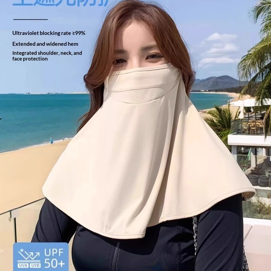 Summer Half-face Sun-protective Neck Gaiter Breathable