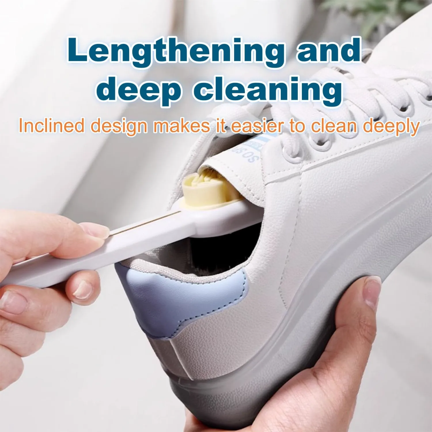 1Pcs 2-in-1 Suede & Nubuck Shoe Brush – Soft Bristle Cleaner for Shoes, Boots, Sneakers & Bags, Deep Cleaning & Stain Removal Tool