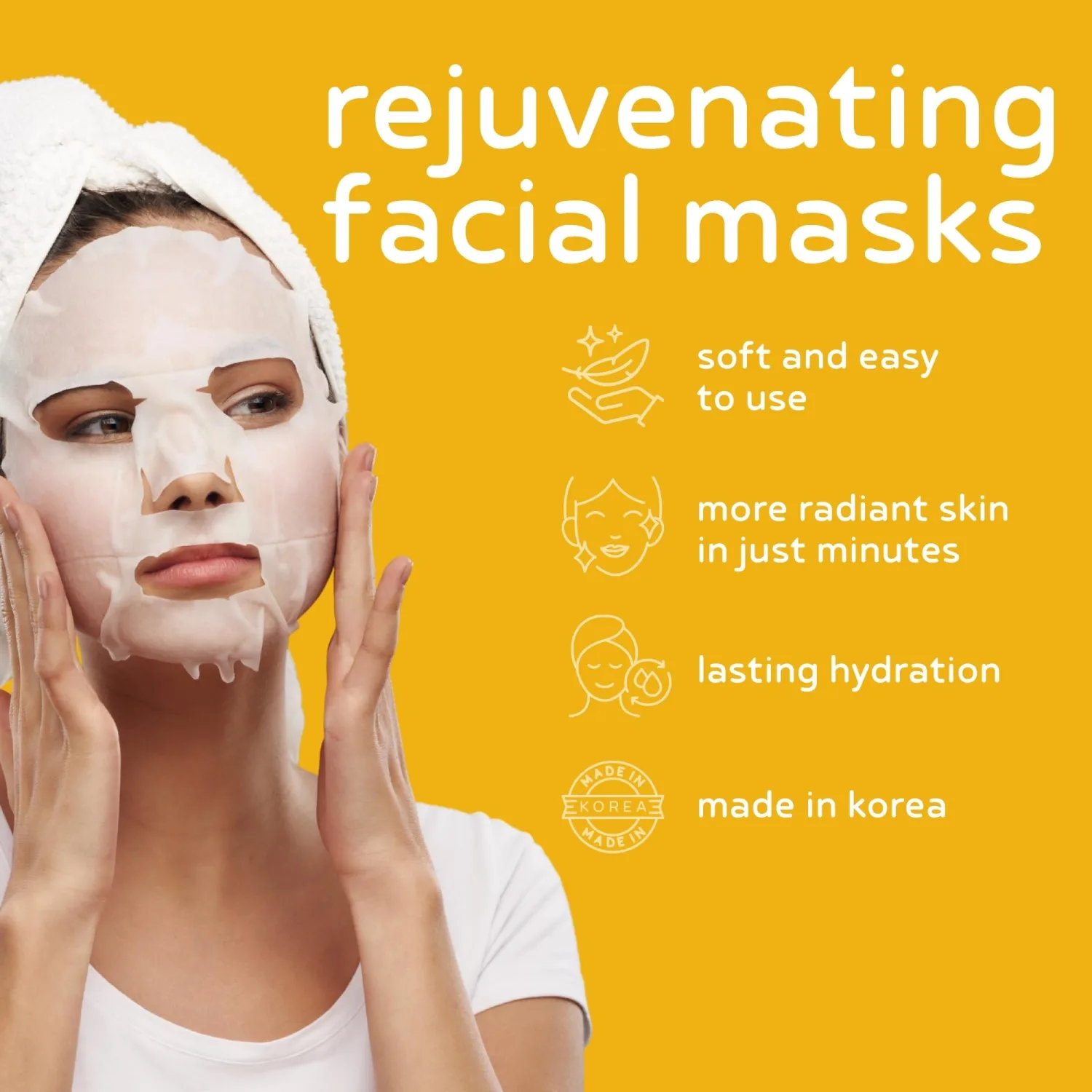 PB & JAY Purenature Honey Collagen Sheet Mask — Korean Face Mask with Ceramide + Hyaluronic Acid for Hydration, Antioxidant Protection & Moisture Retention (1 Count)