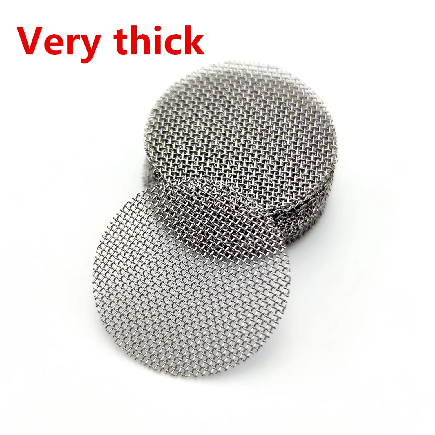 200 PCS 5/8 Pipe Screens, Stainless Steel Pipe Screen Filters 0.63 inch Metal Screens with Black Storage Box
