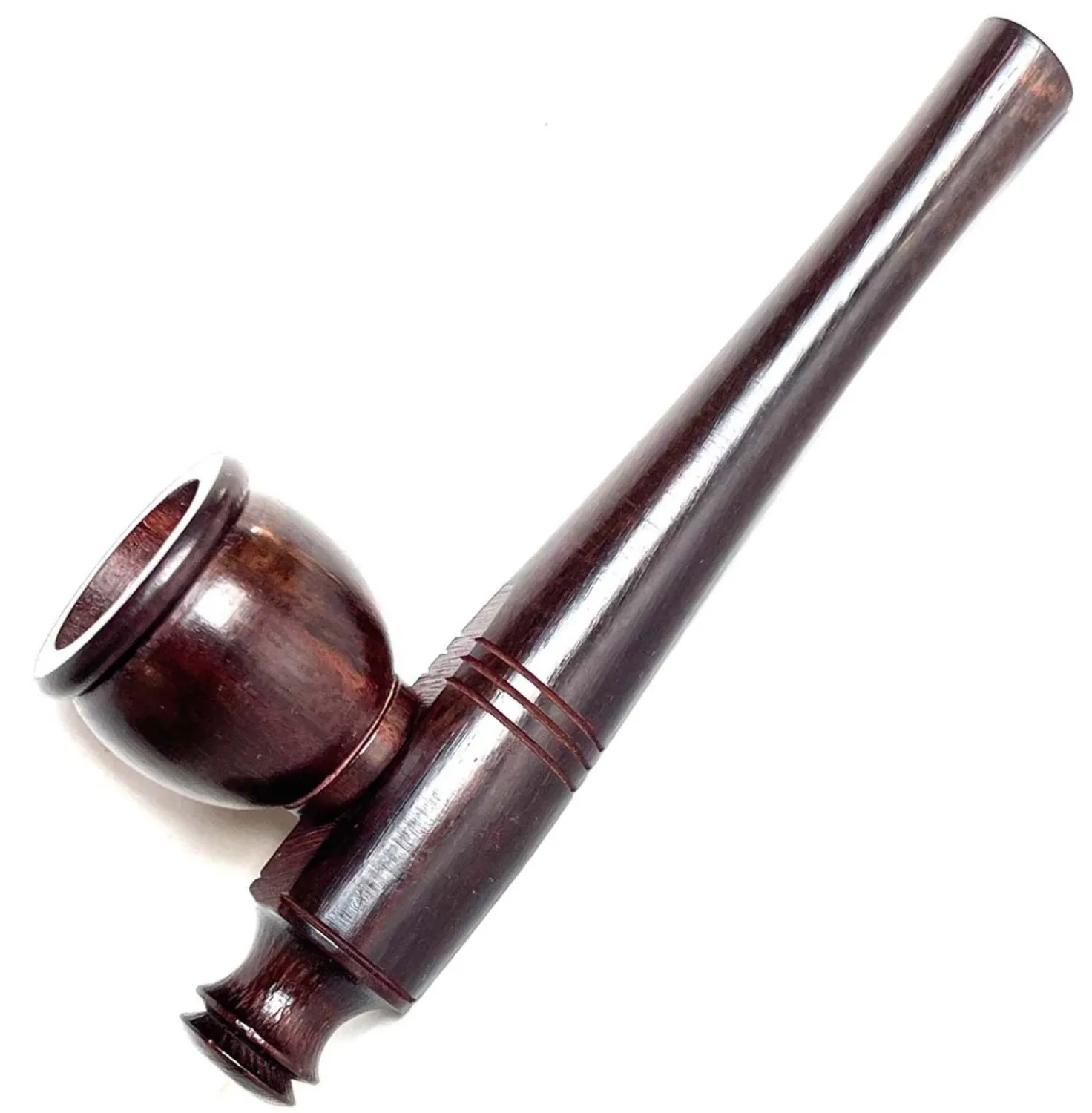 Handmade Artistic Carved Natural Herbal Antique Designer 4 Inch unique eco friendly Pipe for Gifts
