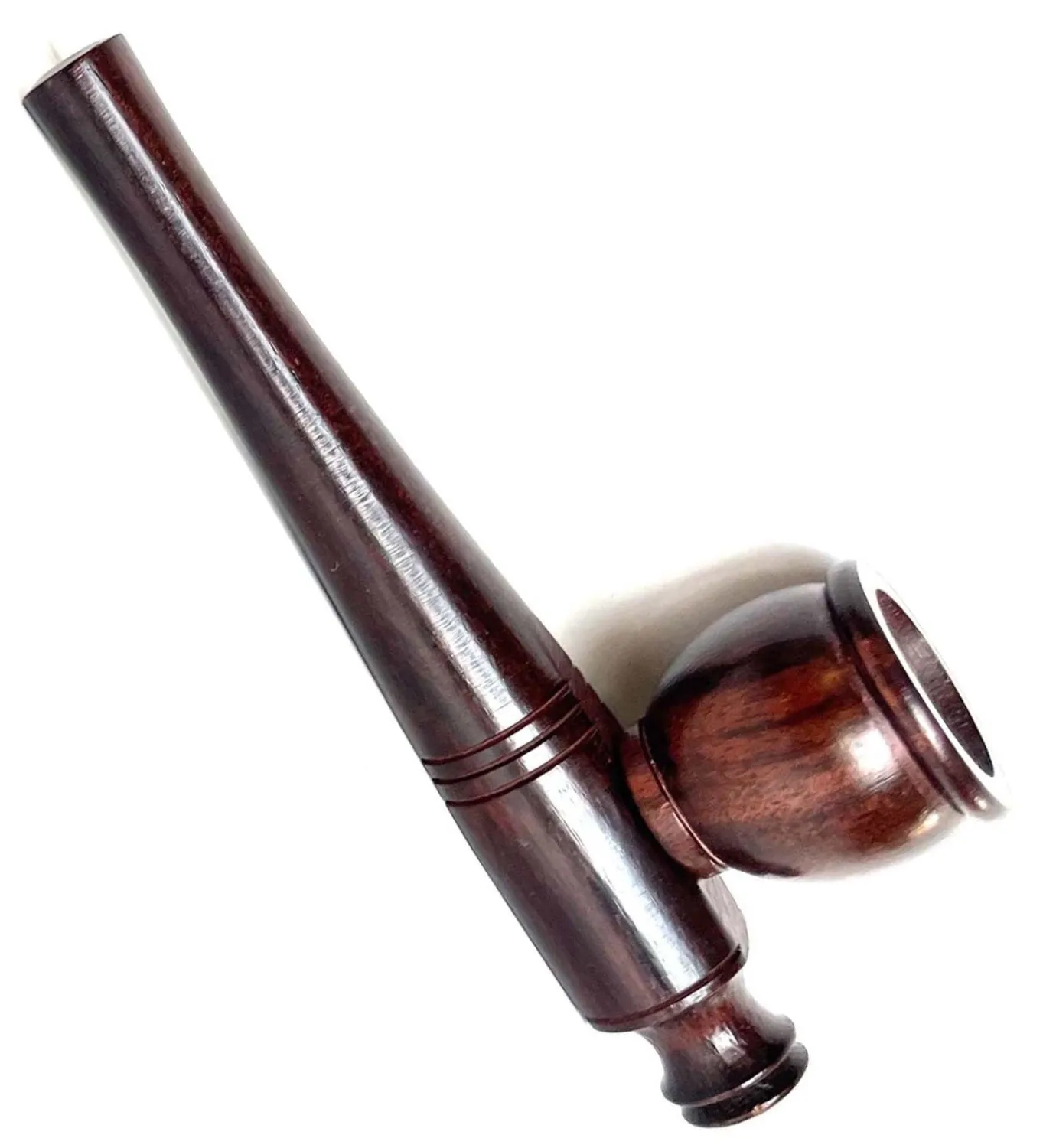 Handmade Artistic Carved Natural Herbal Antique Designer 4 Inch unique eco friendly Pipe for Gifts