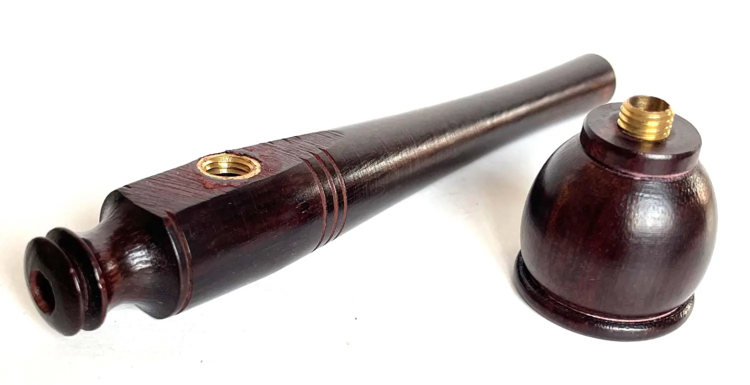 Handmade Artistic Carved Natural Herbal Antique Designer 4 Inch unique eco friendly Pipe for Gifts