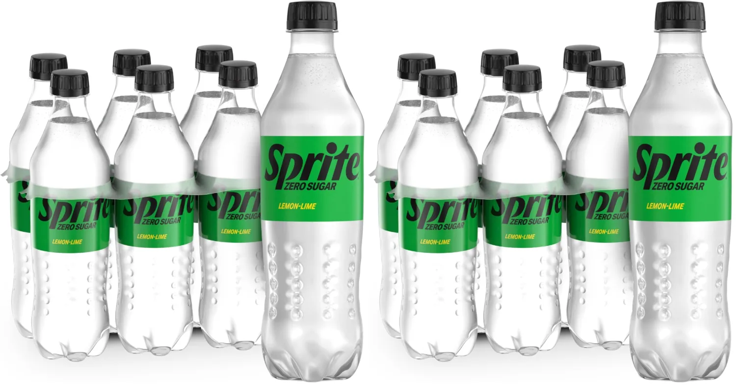 Sprite Lemon Lime Zero Sugar Soda | Diet | 16.9 fl oz | 12 Pack
